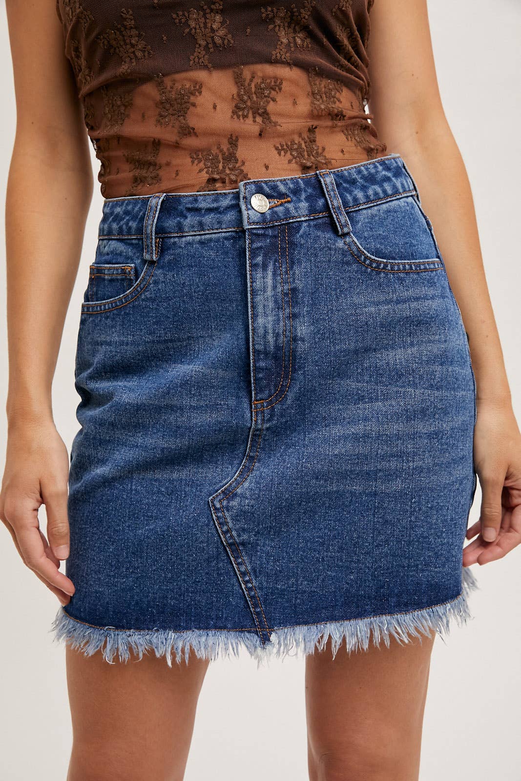 Daisy Duke Denim Skirt