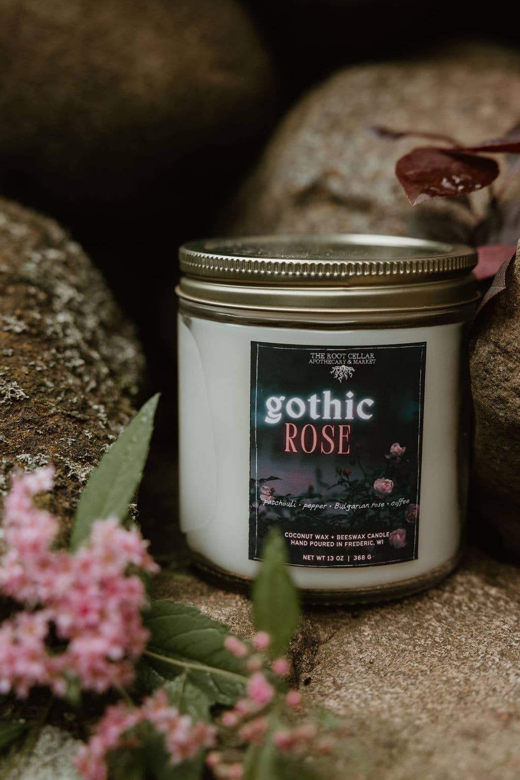 Gothic Rose Candle