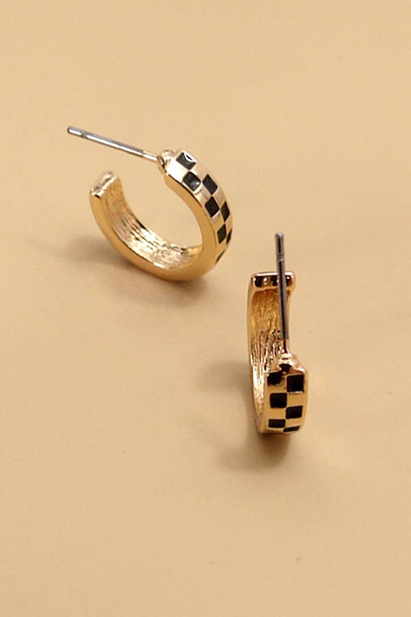 MINI CHECKER HOOP HUGGIES