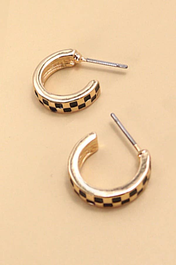 MINI CHECKER HOOP HUGGIES