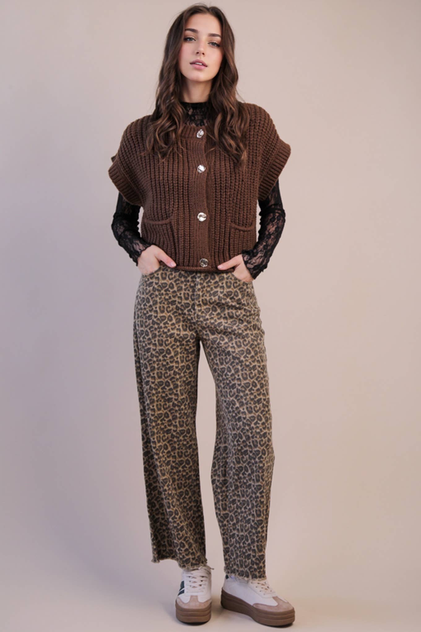 Cocoa Button Up Sweater
