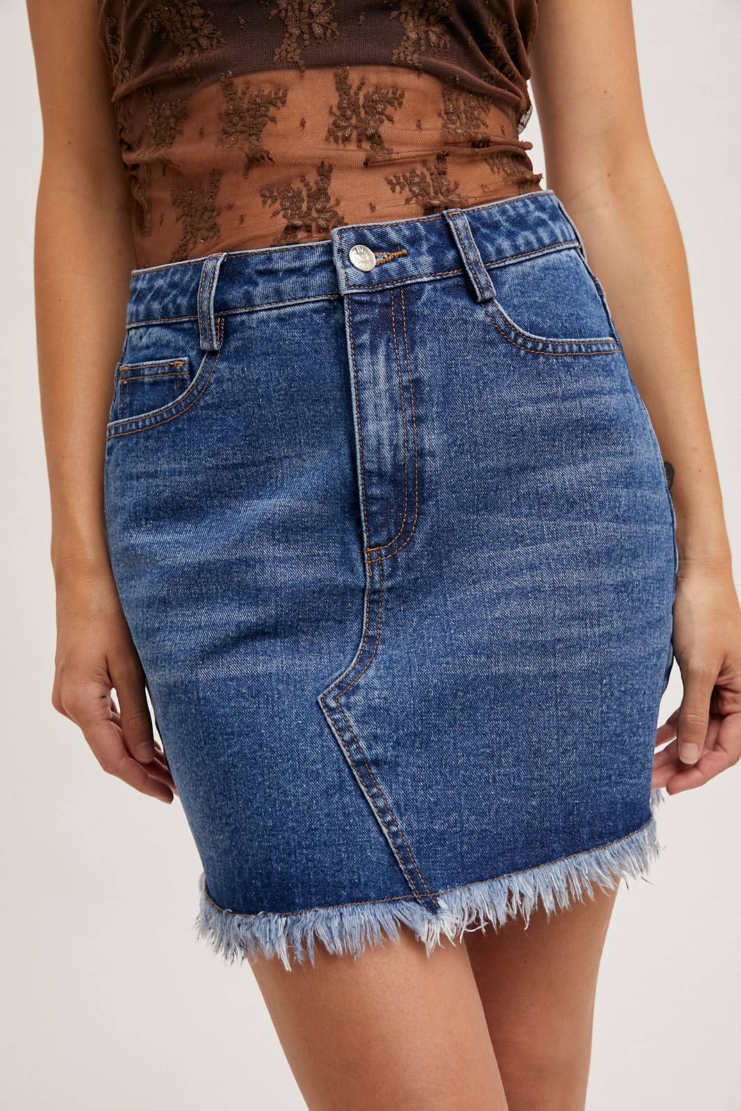 Daisy Duke Denim Skirt