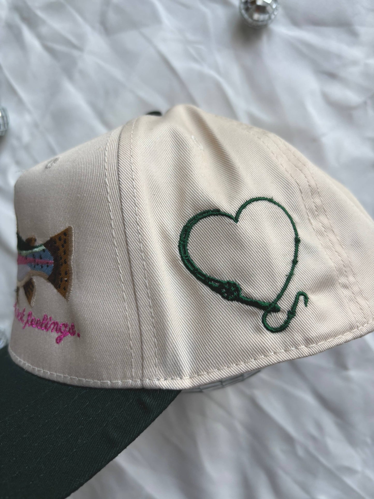 Catching Fish Not Feelings Trucker Hat
