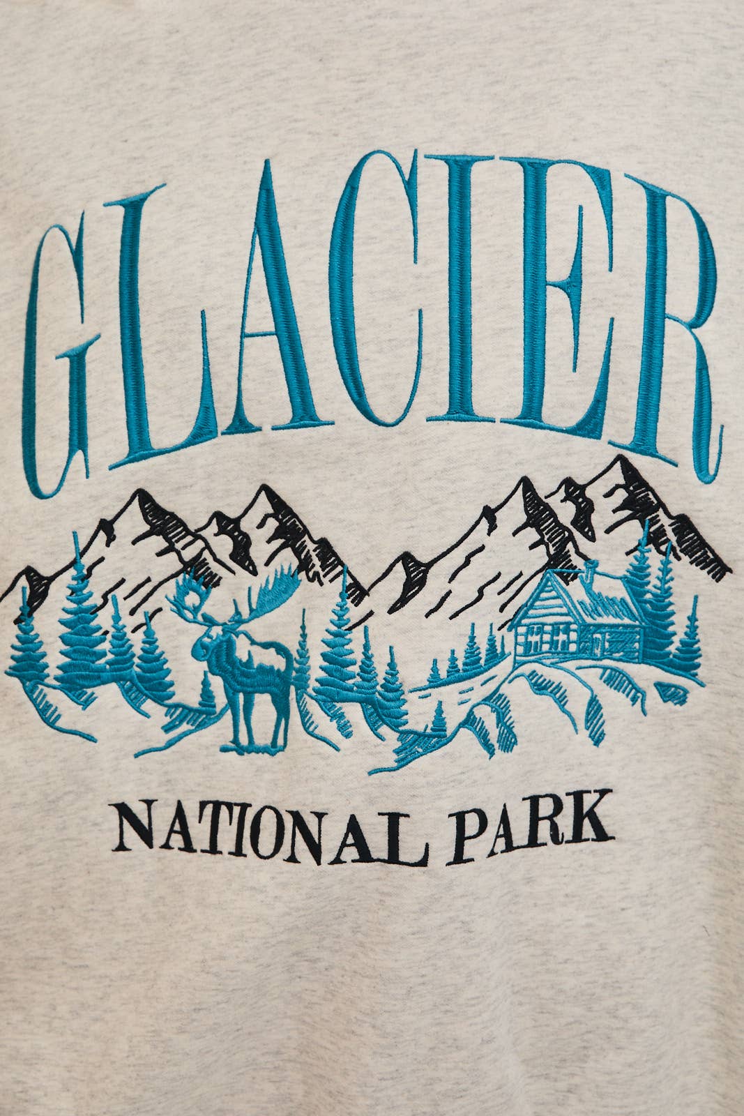 Glacier Embroidered Crewneck