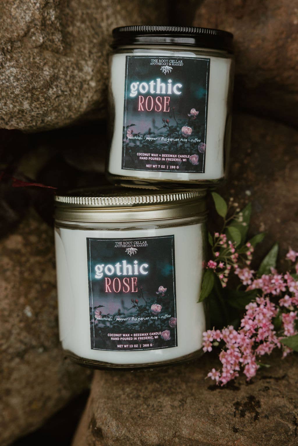 Gothic Rose Candle