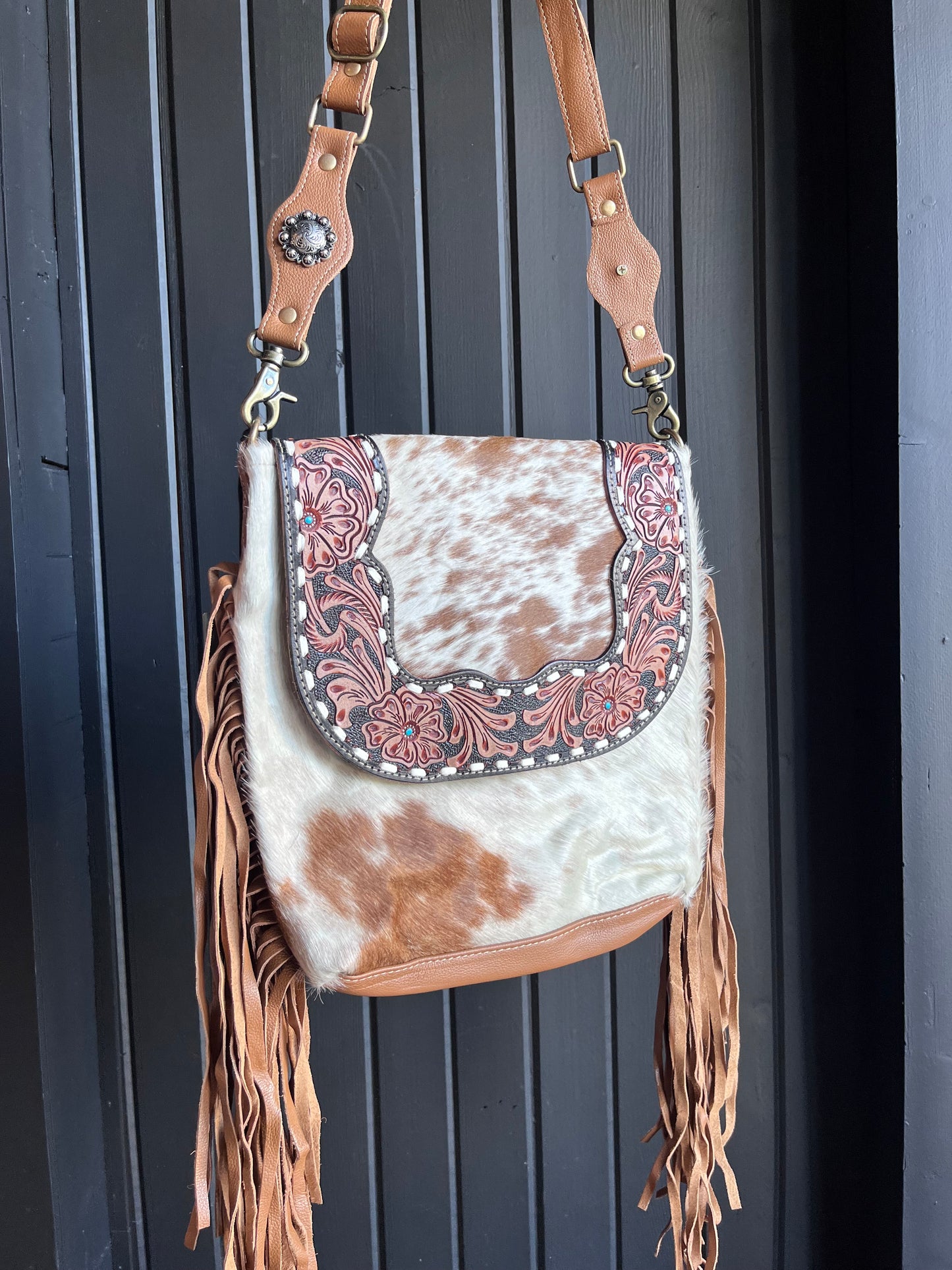 Sengola Hand-Tooled Purse