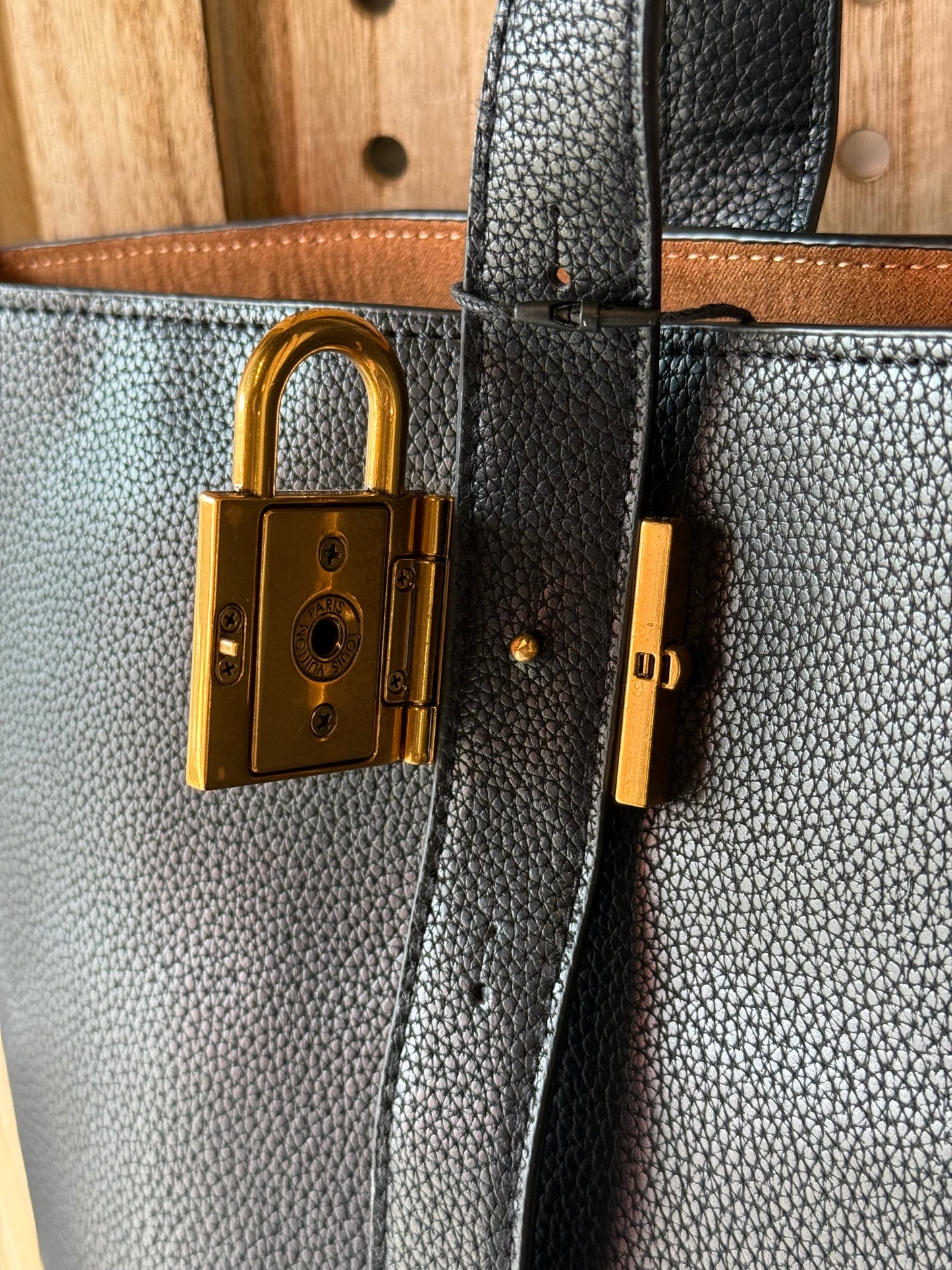 Luxury Black Tote