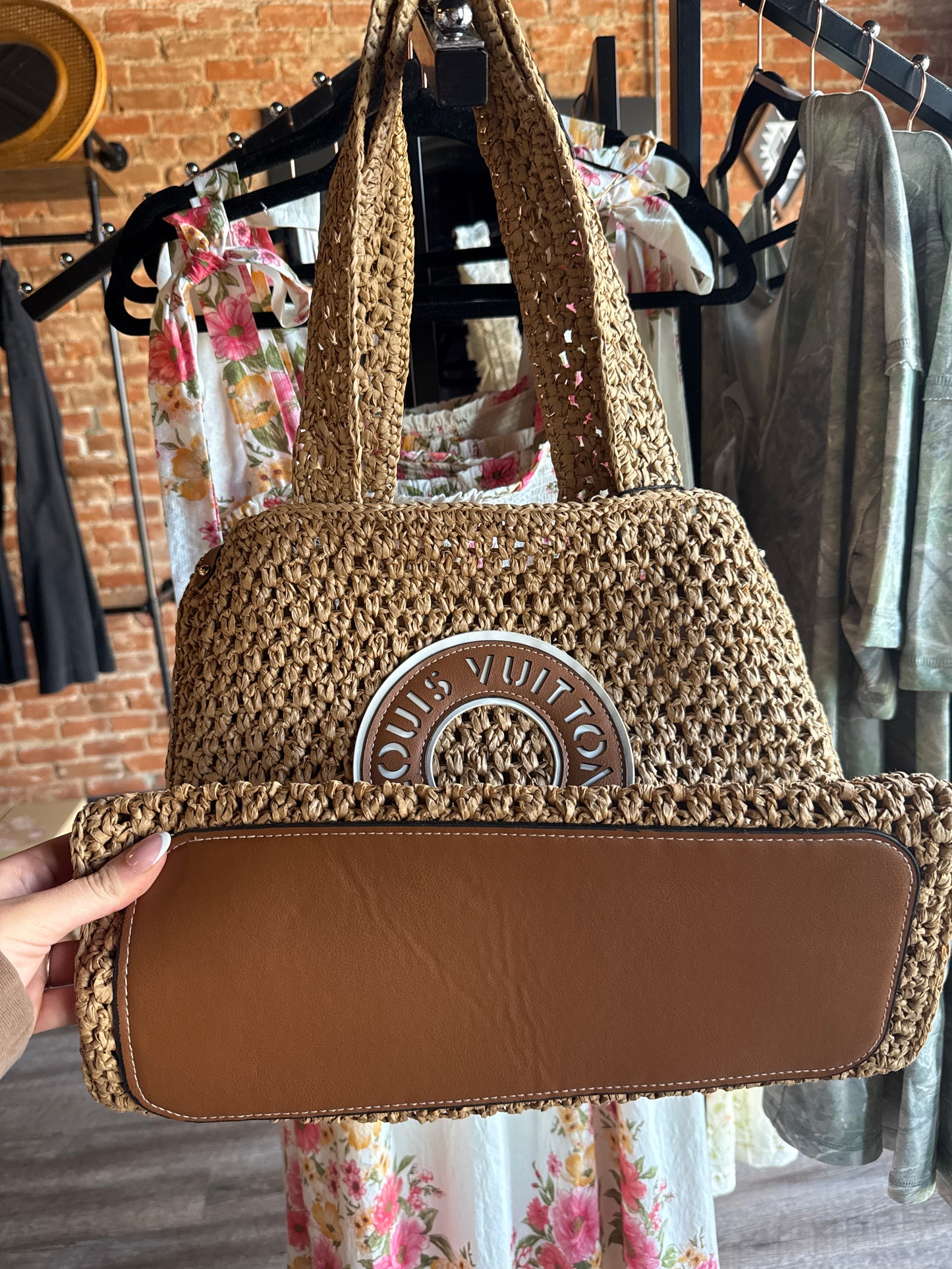 Luxury Wicker Tote