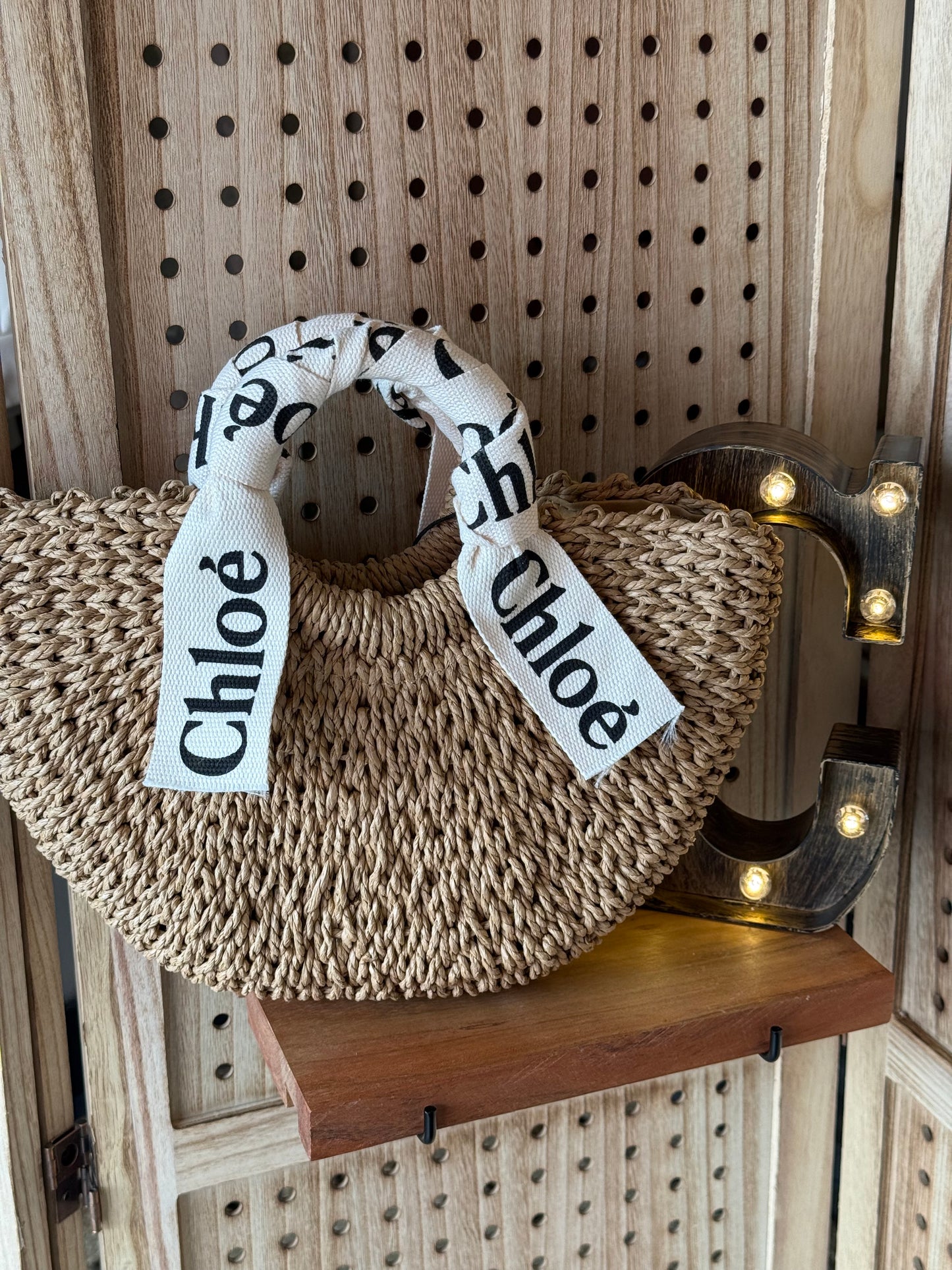 Luxury Straw Handbag