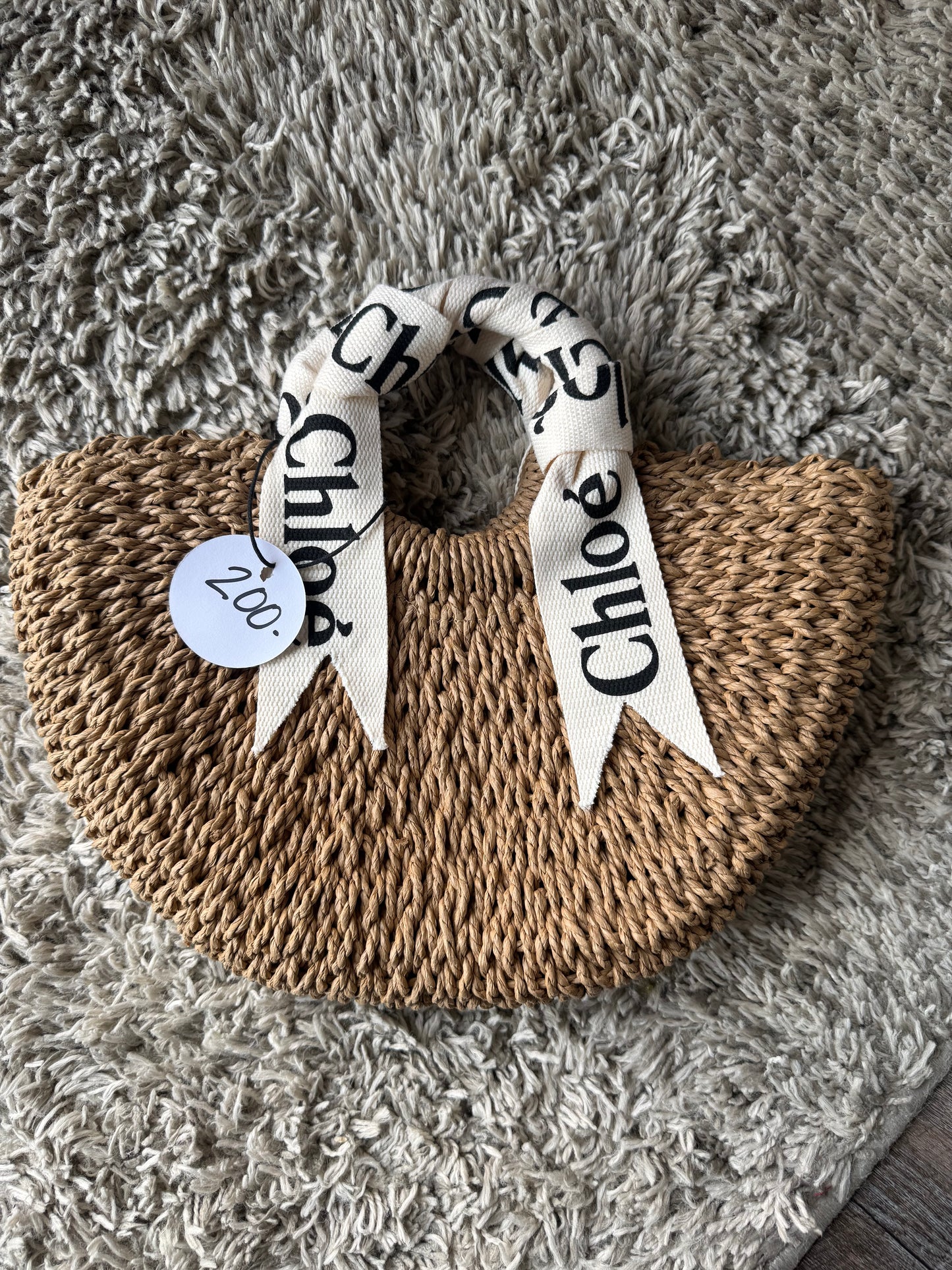 Luxury Straw Handbag