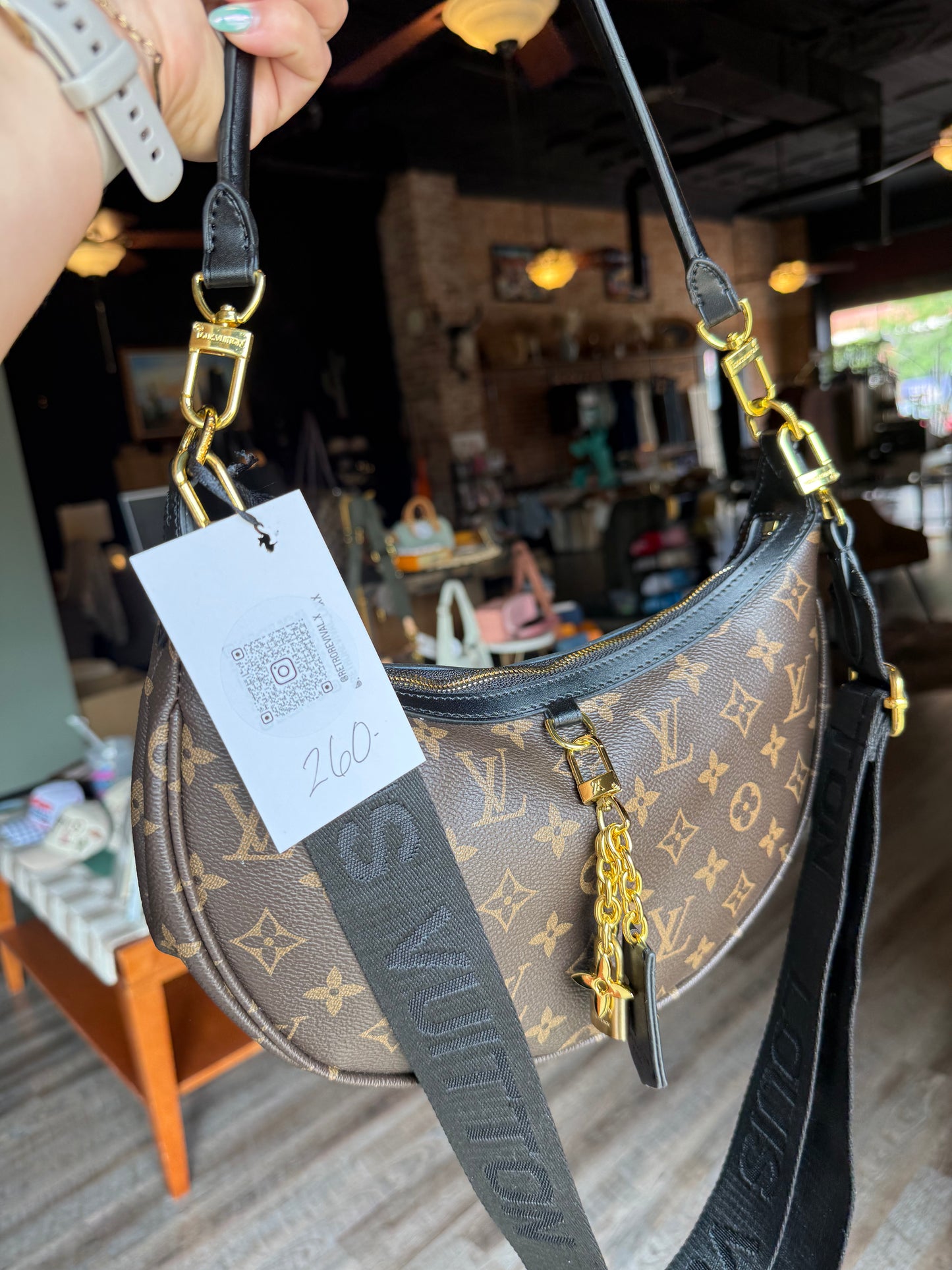 Luxury Saddle Charm Bag