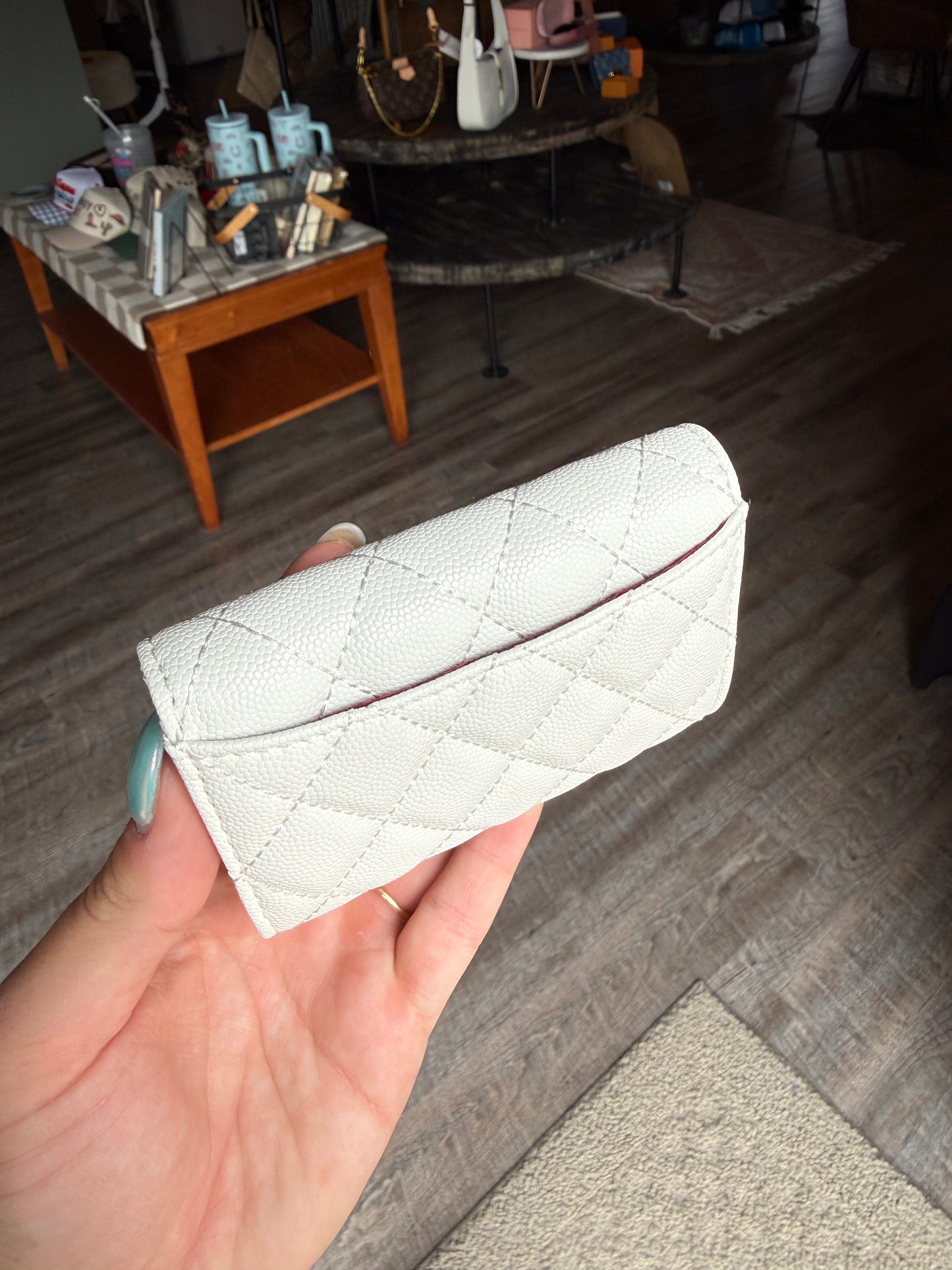 Luxury Mini White Wallet