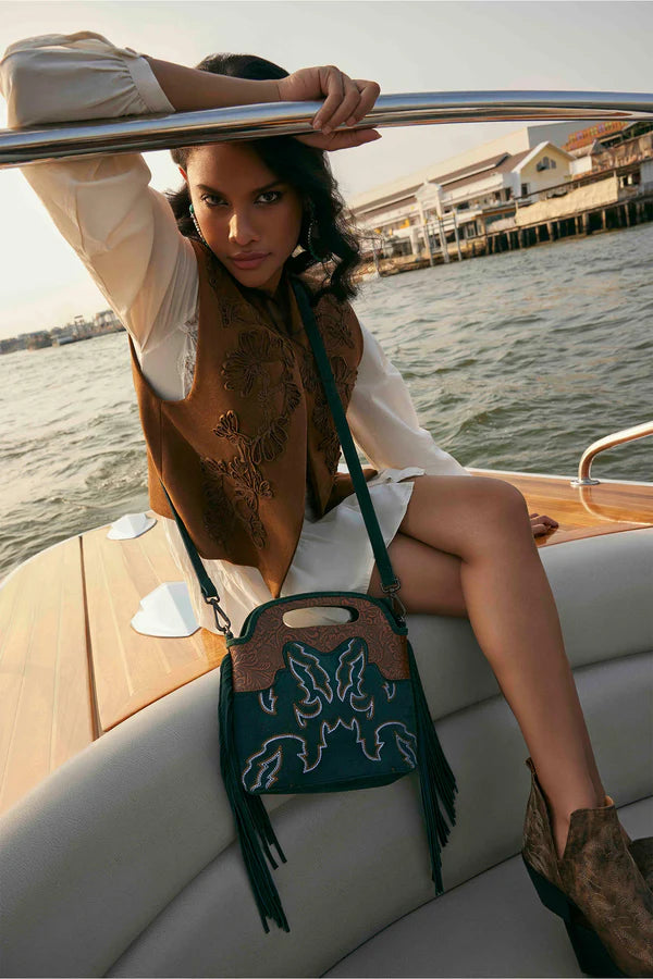 Electric Desert Shoulder Bag Green