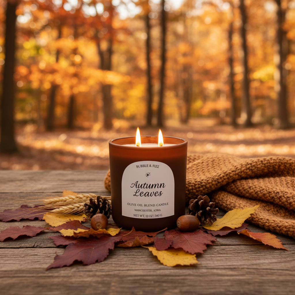 Autumn Leaves Candle