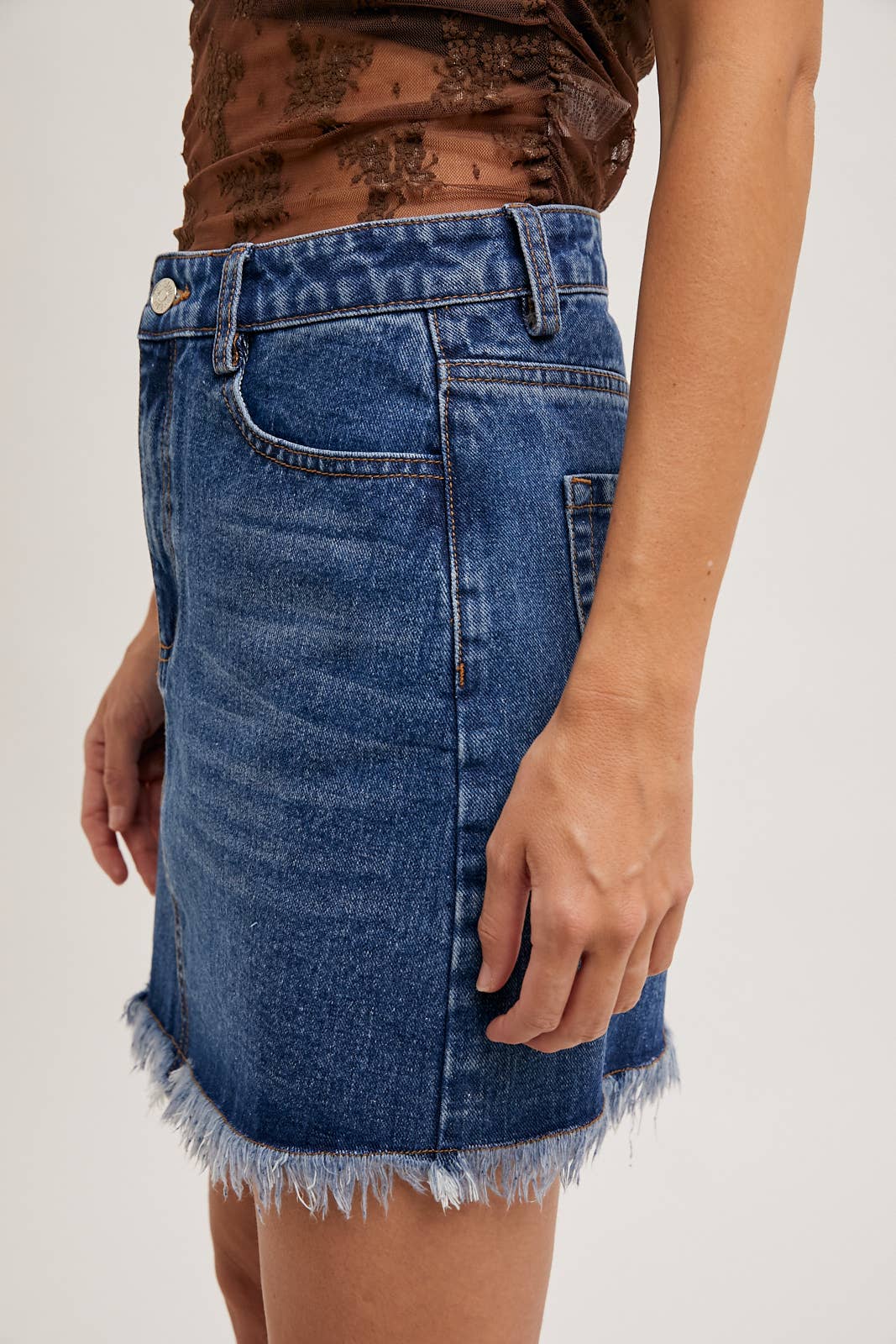 Daisy Duke Denim Skirt