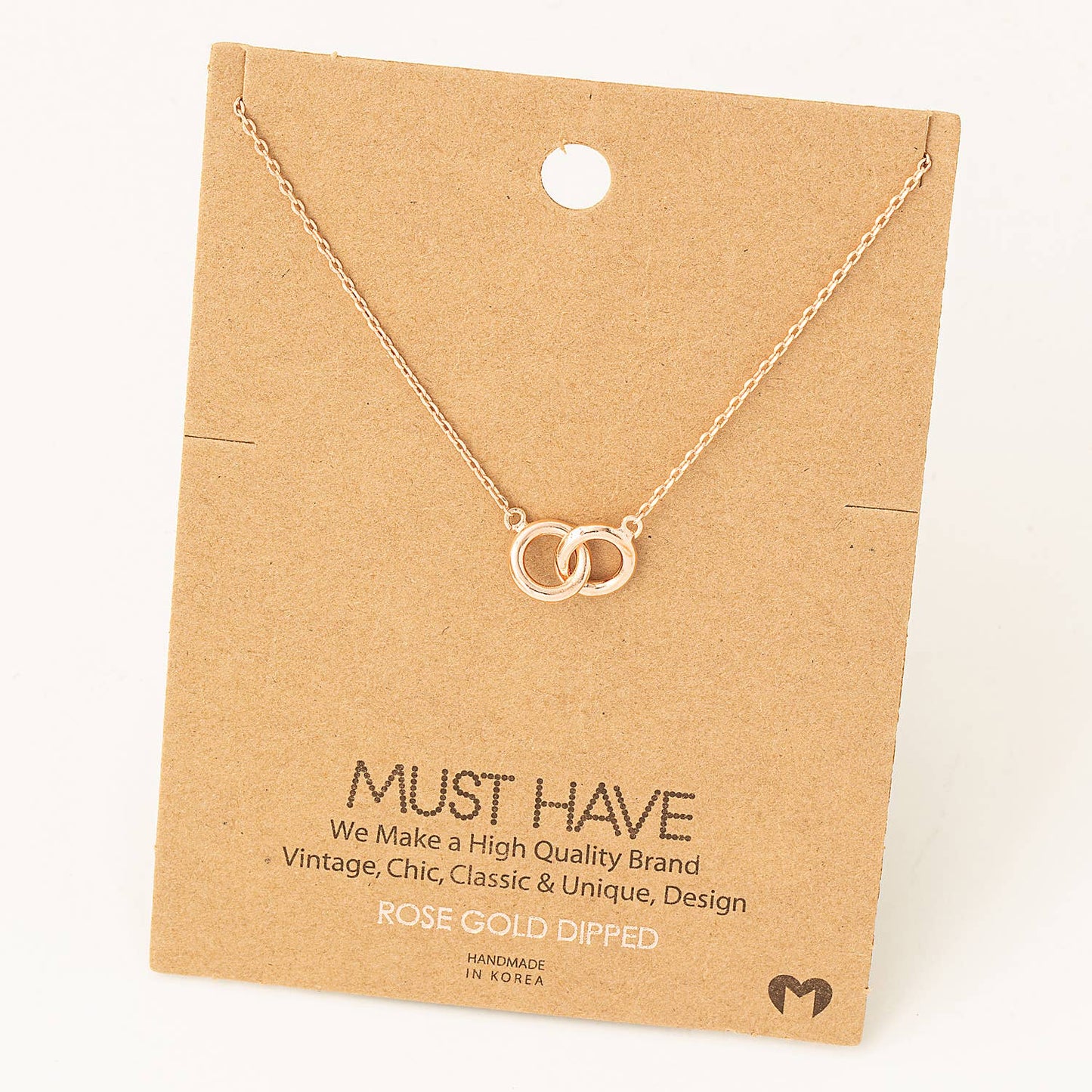 Dainty Dual Link Necklace