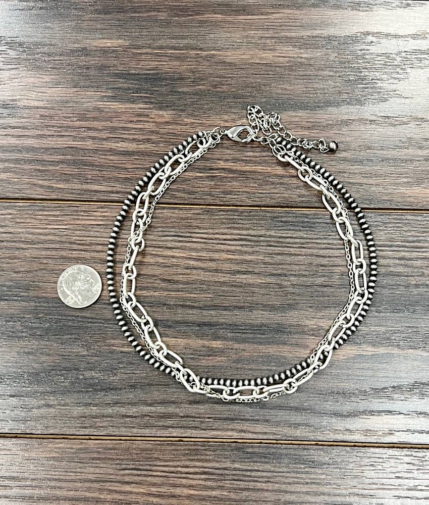 The Chain Trio Necklace