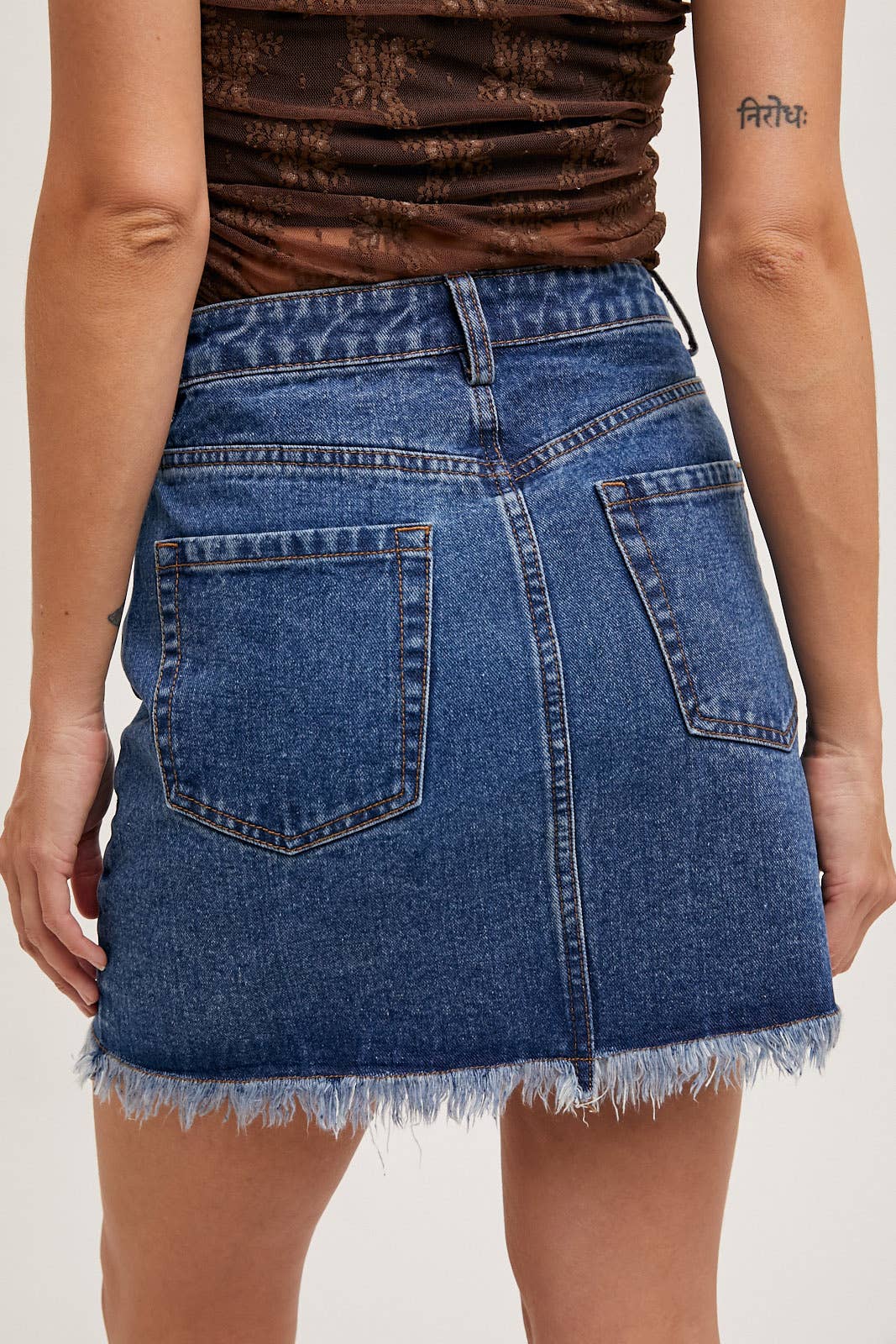 Daisy Duke Denim Skirt