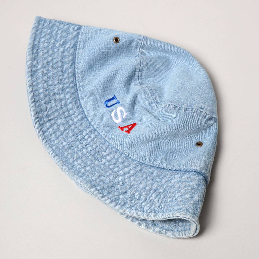 USA Denim Bucket Hat