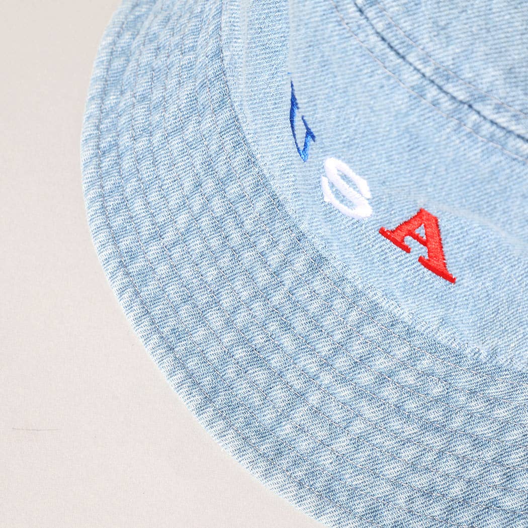 USA Denim Bucket Hat