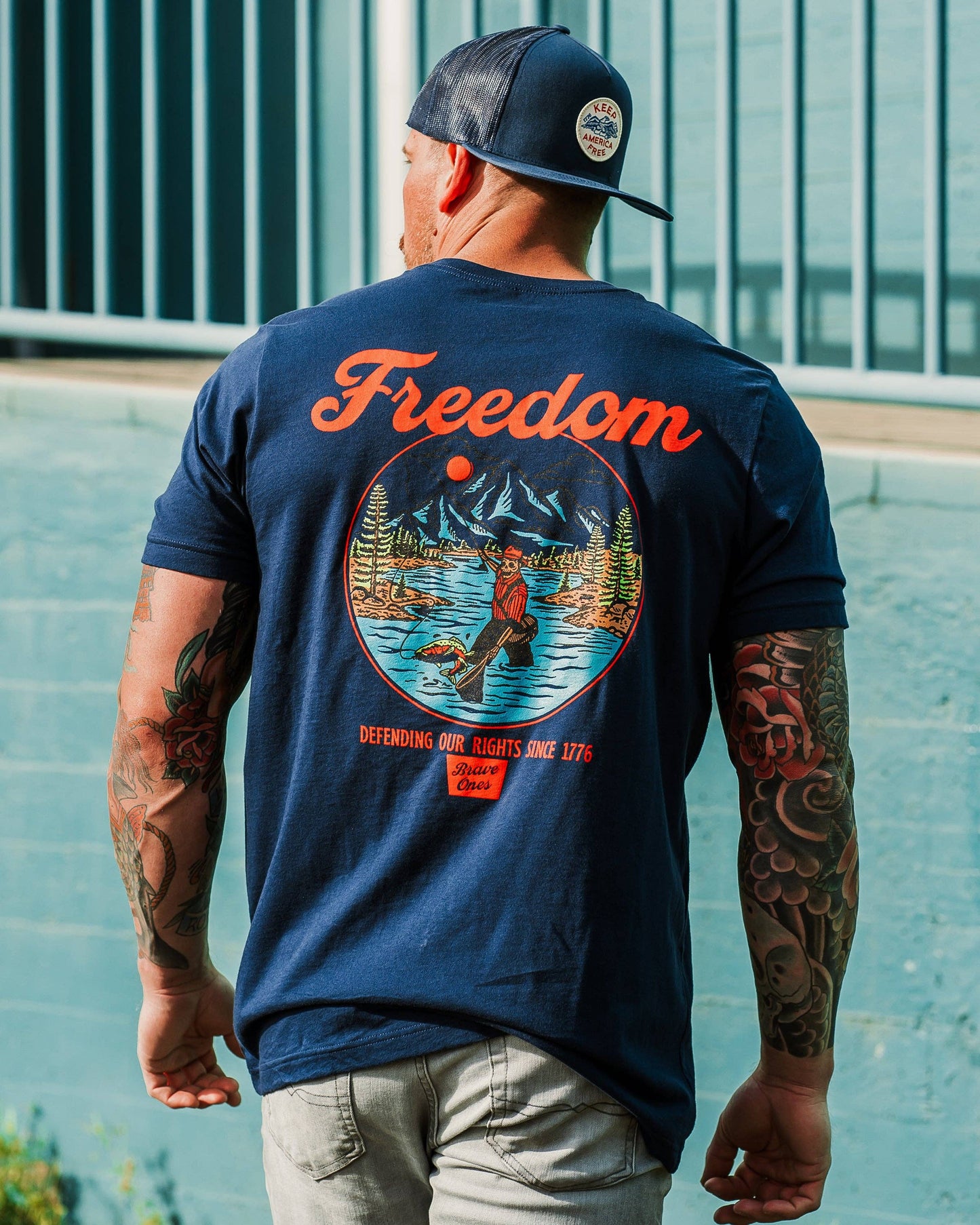 Men’s Freedom in the River Tee
