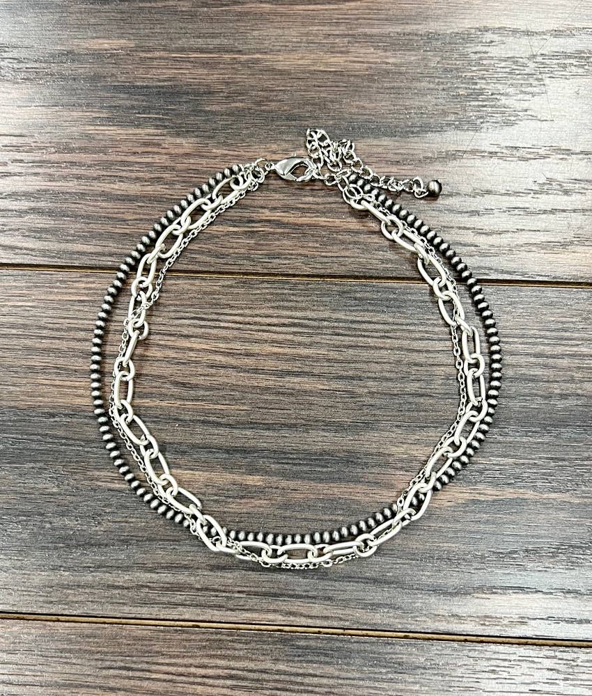 The Chain Trio Necklace