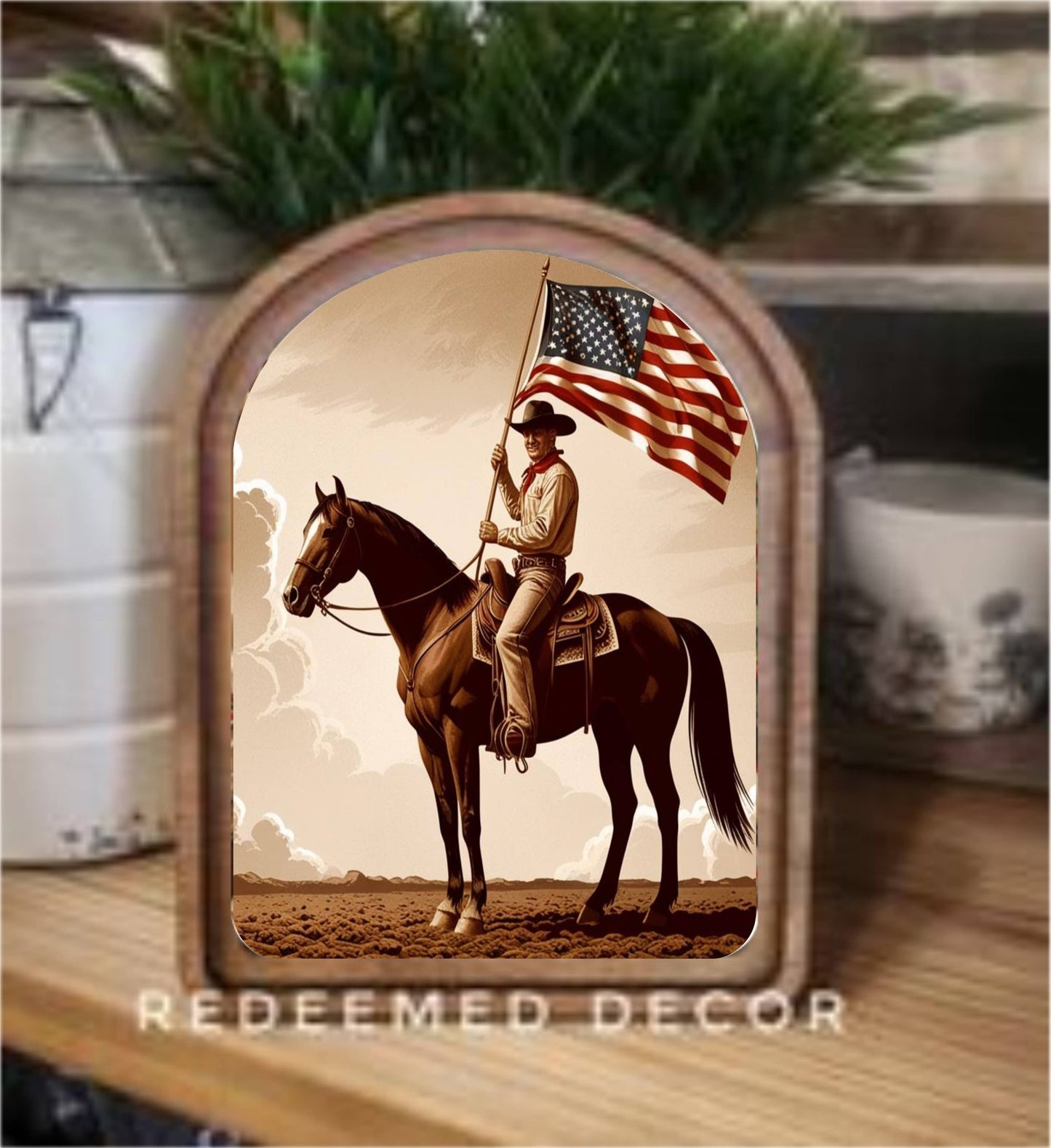 Patriotic Cowboy