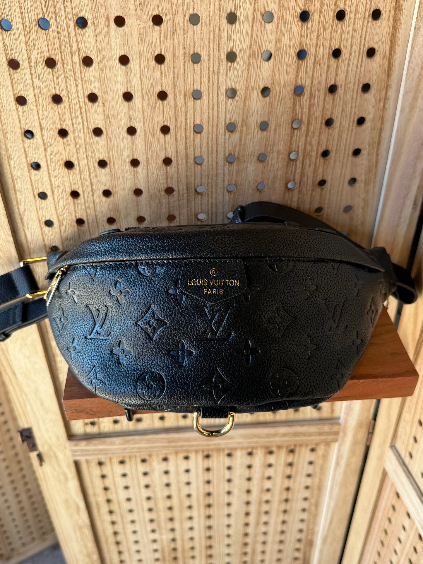Luxury Black Fanny Bag