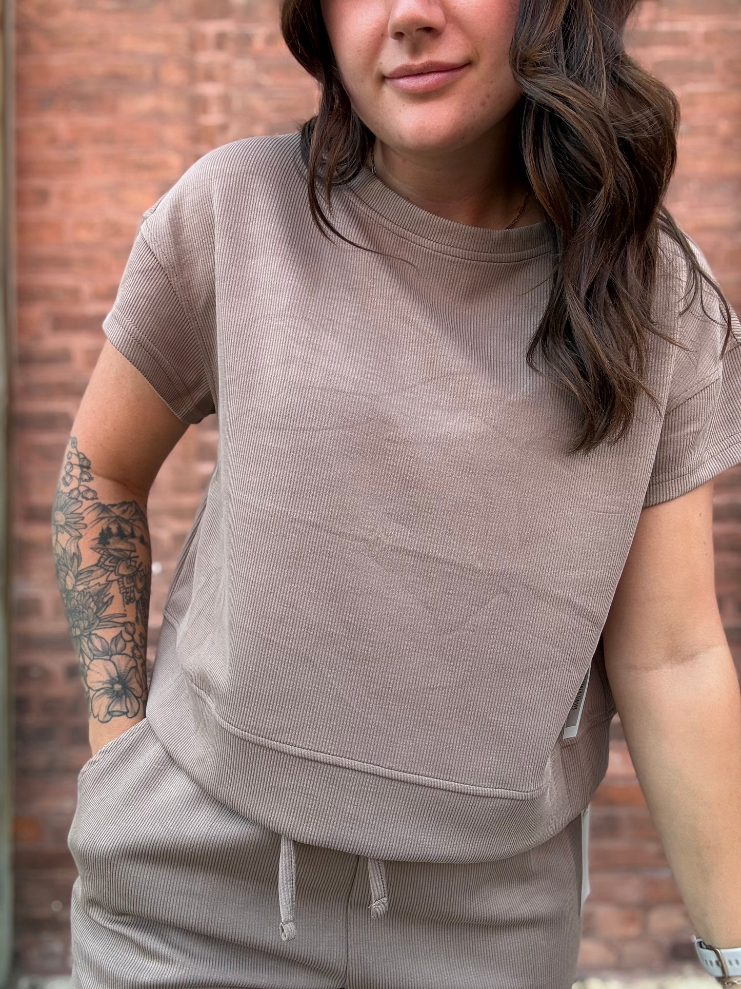 Warm Afternoons Ribbed Set