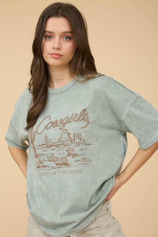 Cowgirls Spirit Graphic Tee