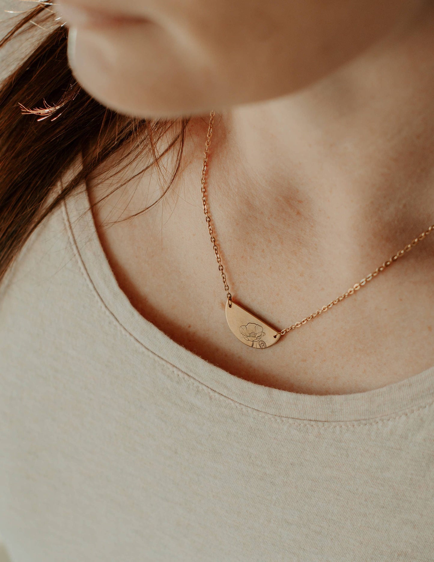 Wildflower Mountain Sky Necklace