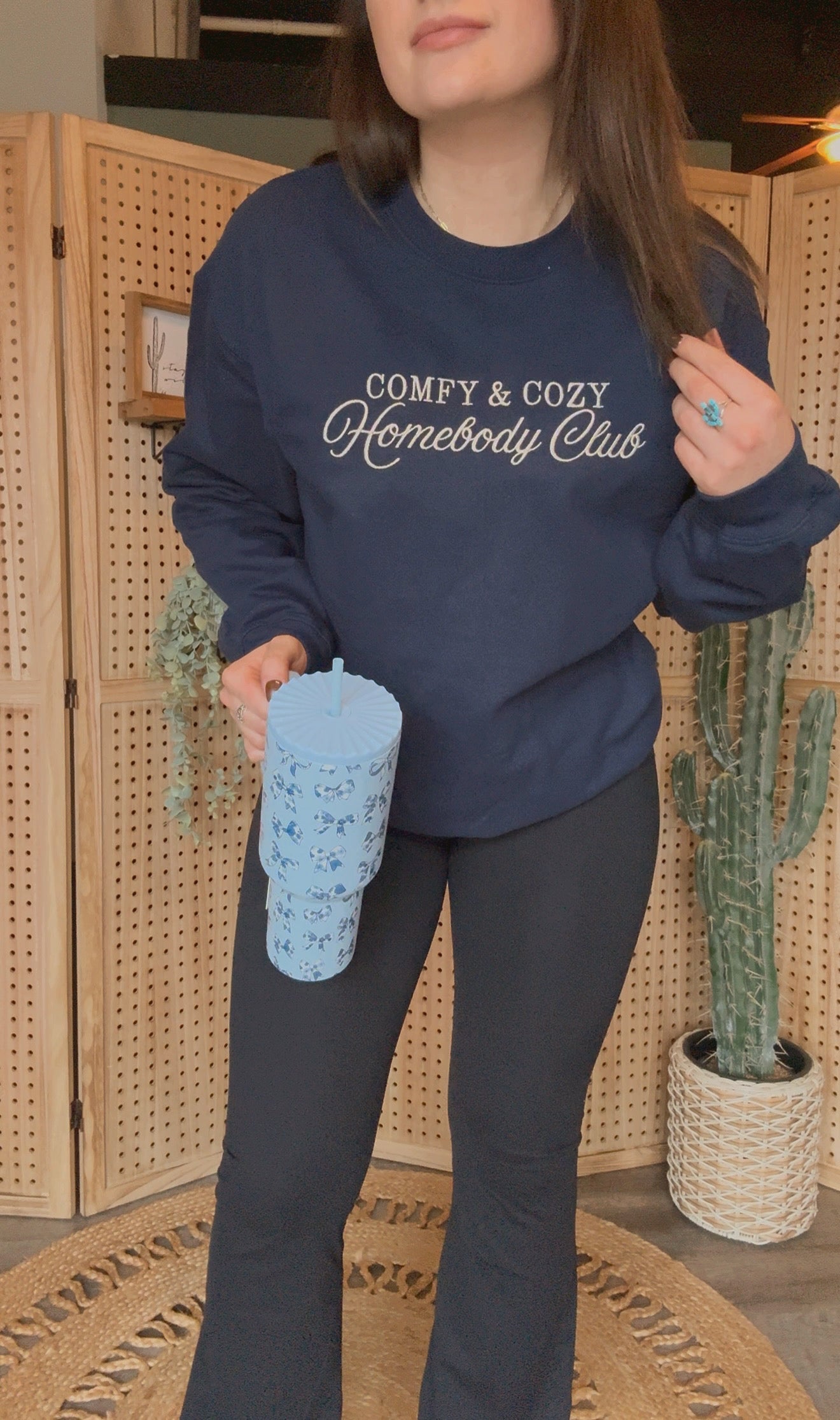 Baby Blue Bows Tumbler