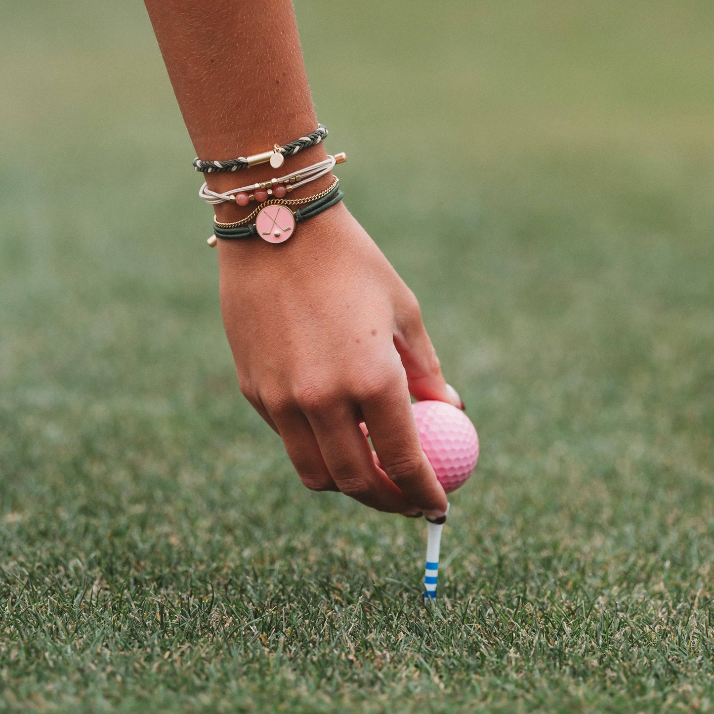"Tee Time" Hair Tie