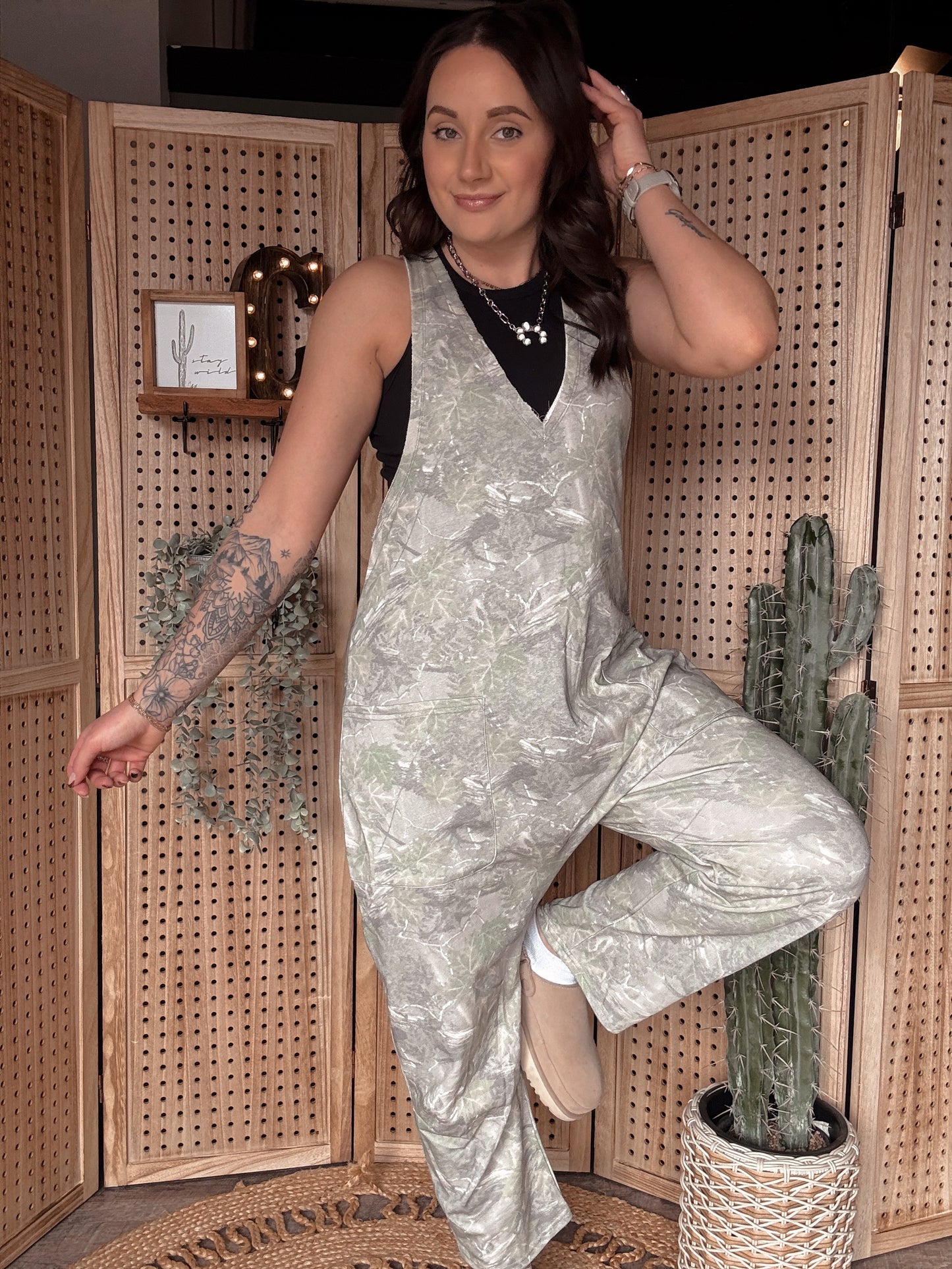 Camo Baggy Jumpsuit