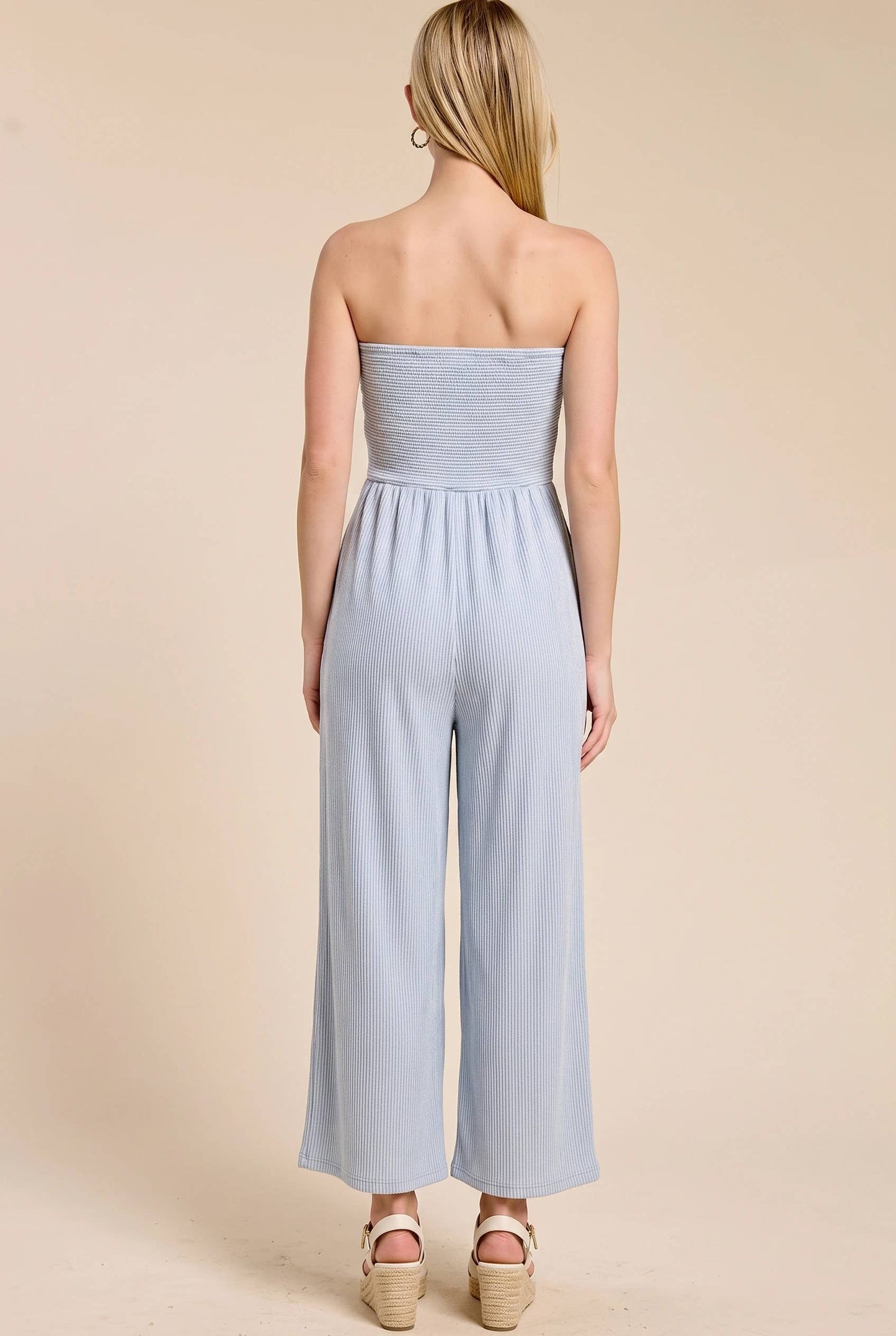 Coastal Strapless Jumpsuit