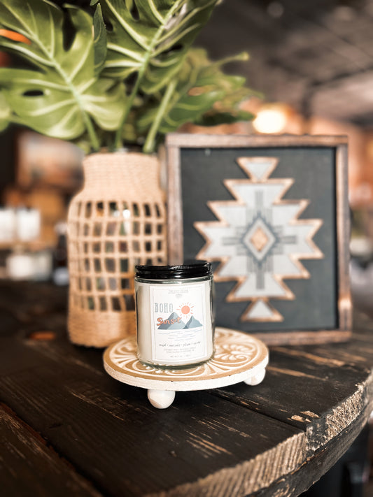 Boho Sunset Candle