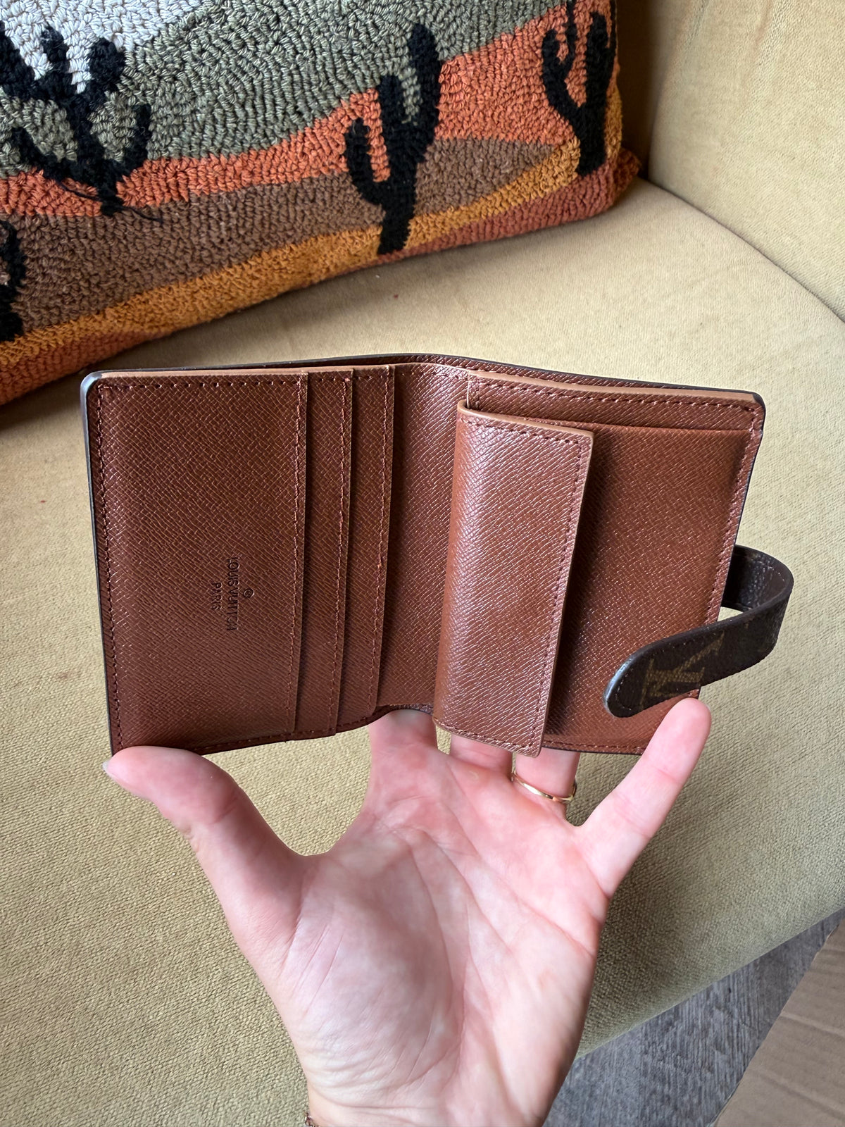Luxury Brown Lock Wallet