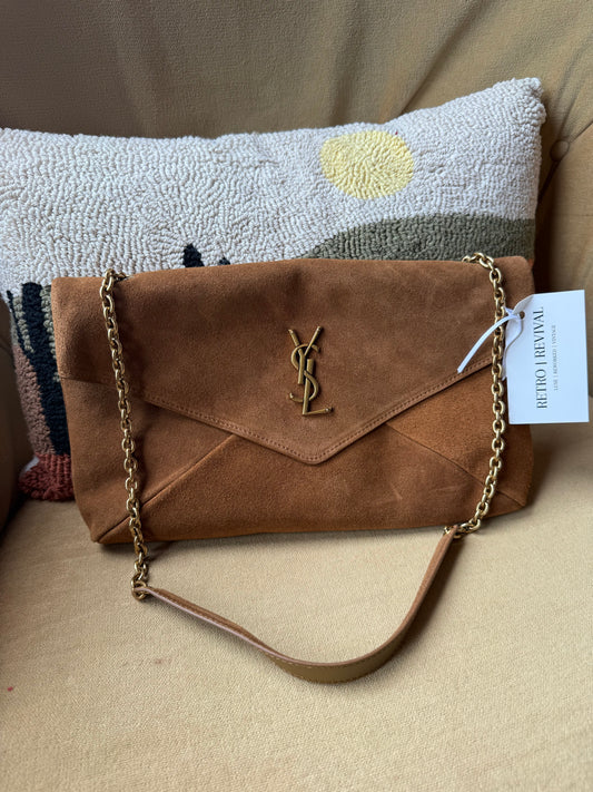 Luxury Tan Suede Bag