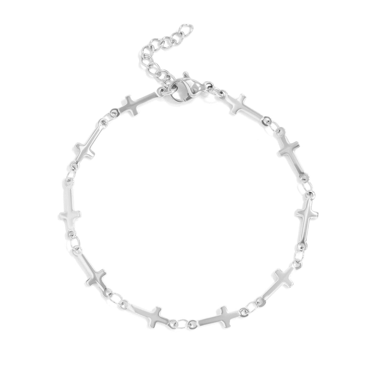 18K Cross Bracelet