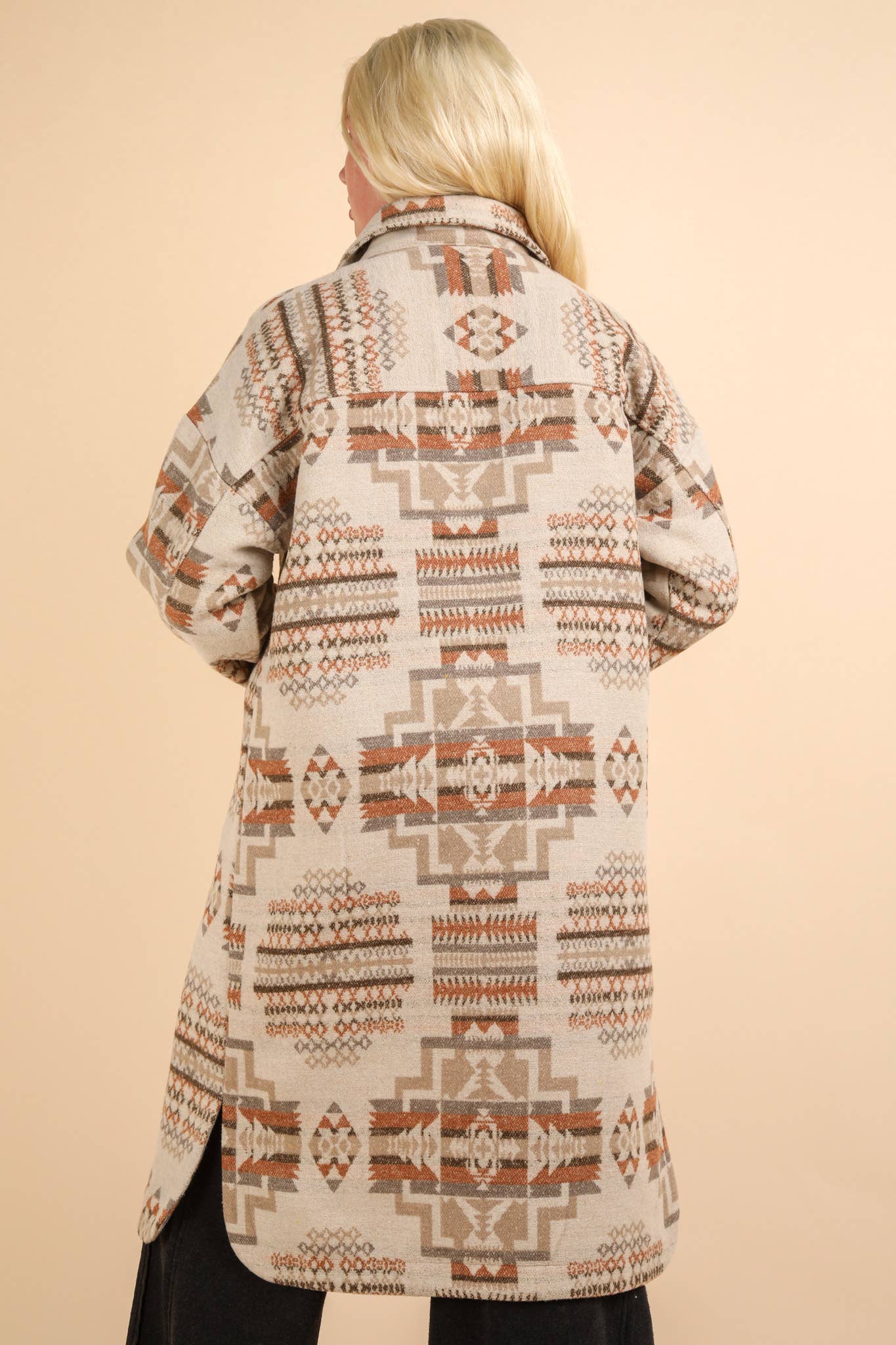 Wyoming Aztec Long Jacket