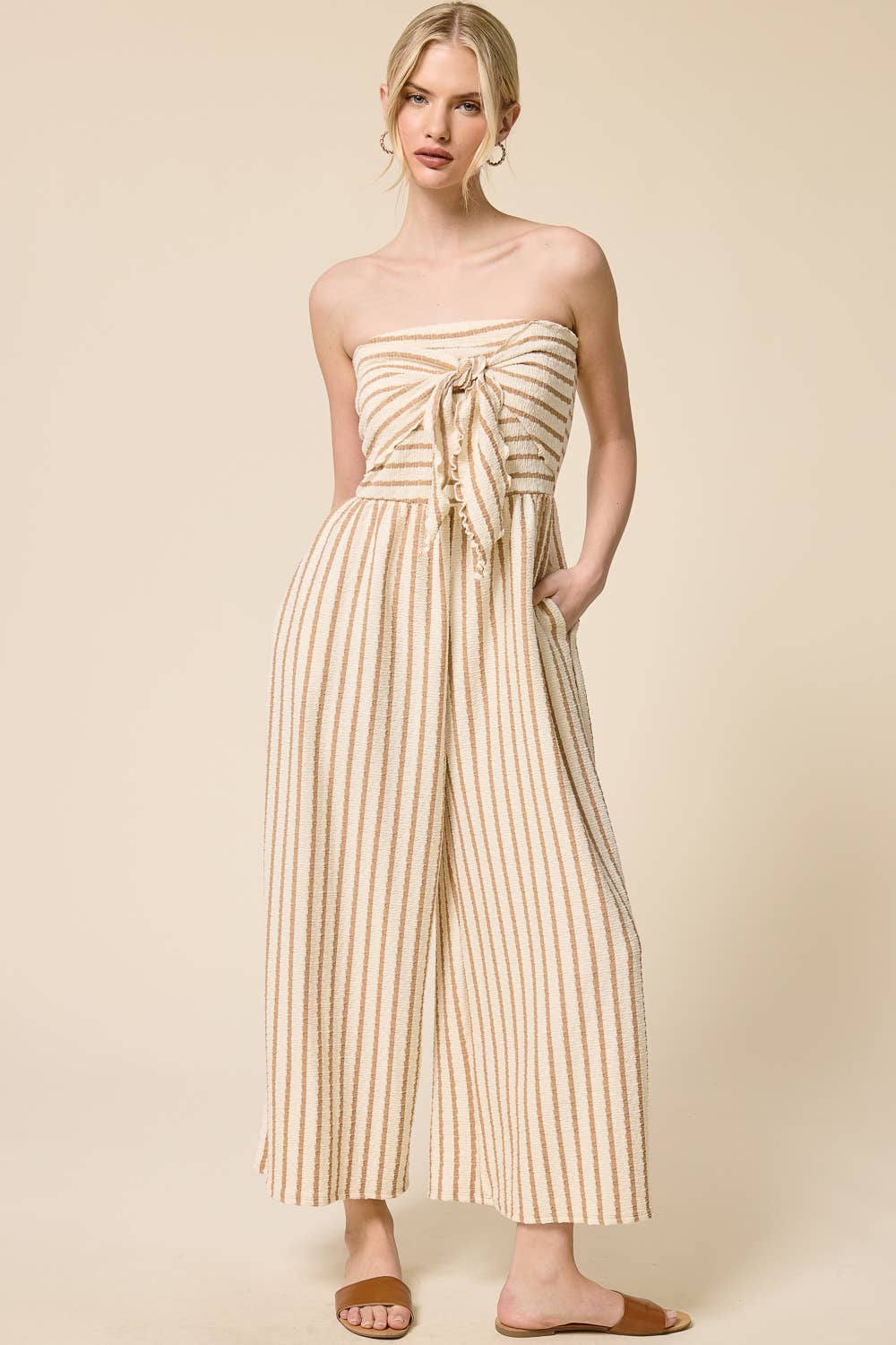 Coastal Striped Jumpsuit