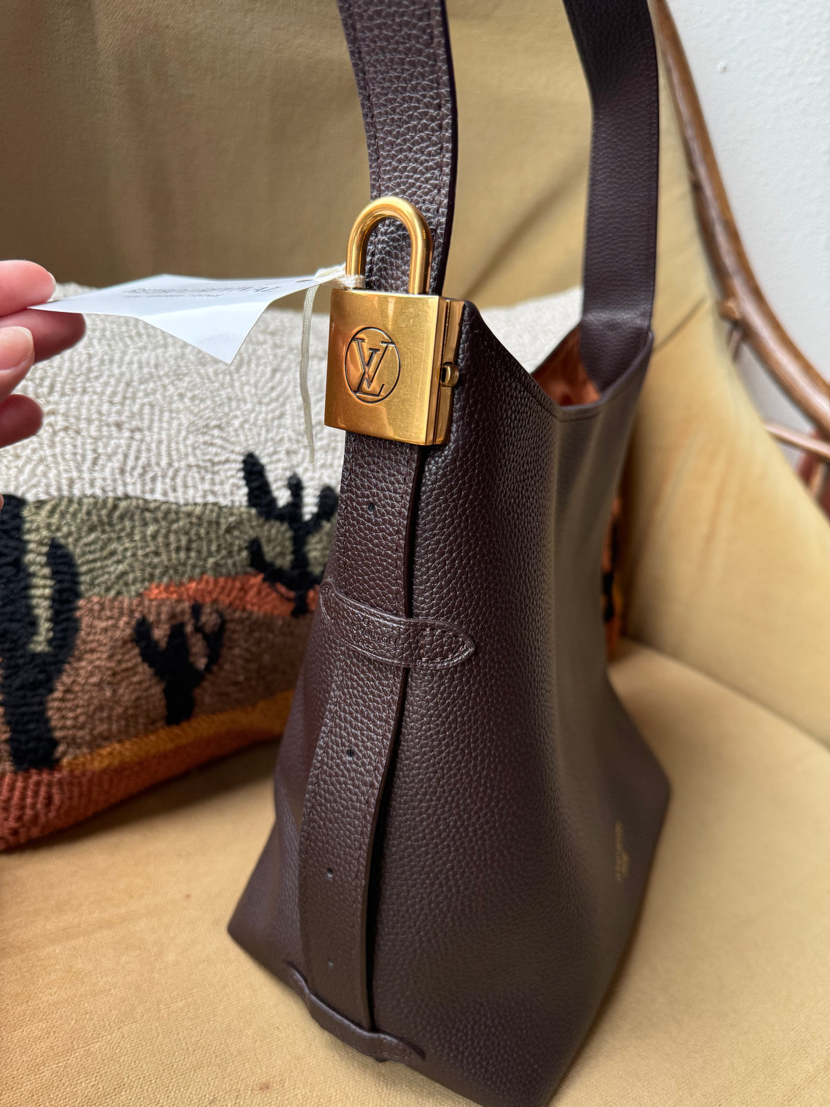 Luxury Dark Brown Tote Bag