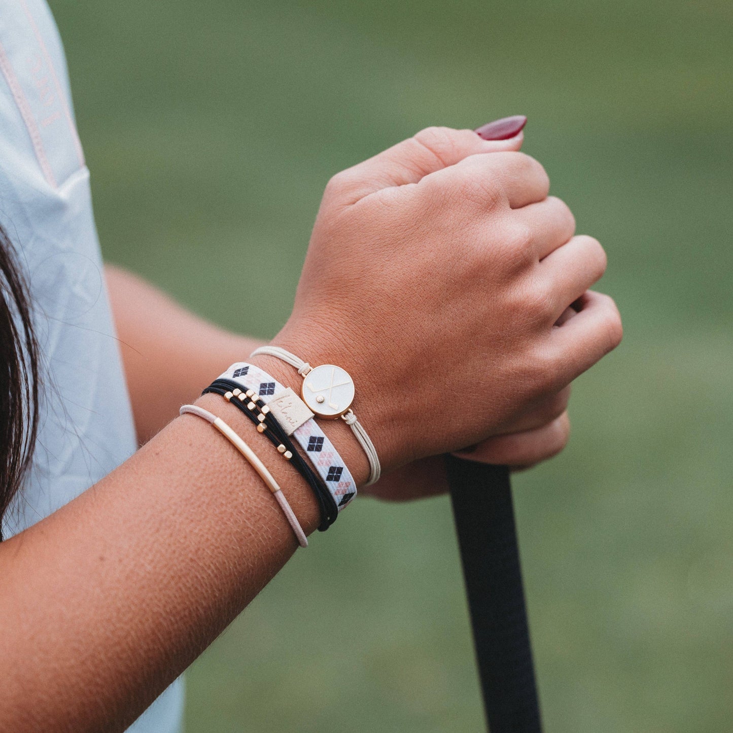 "Tee Time" Hair Tie