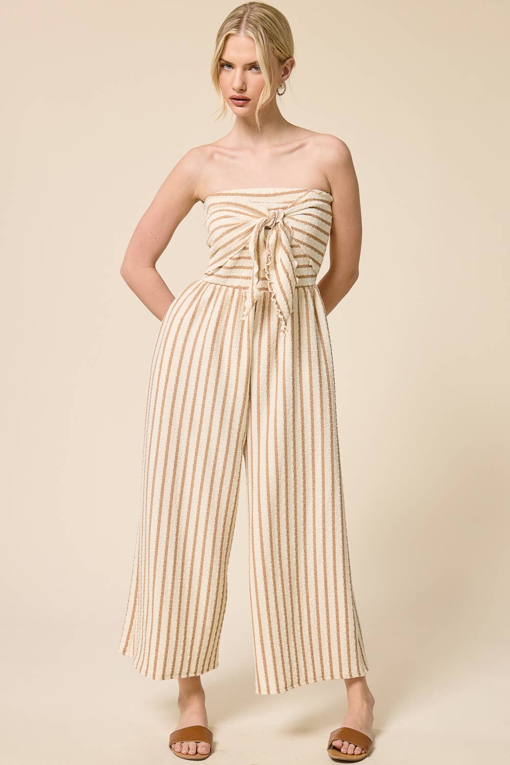 Coastal Striped Jumpsuit