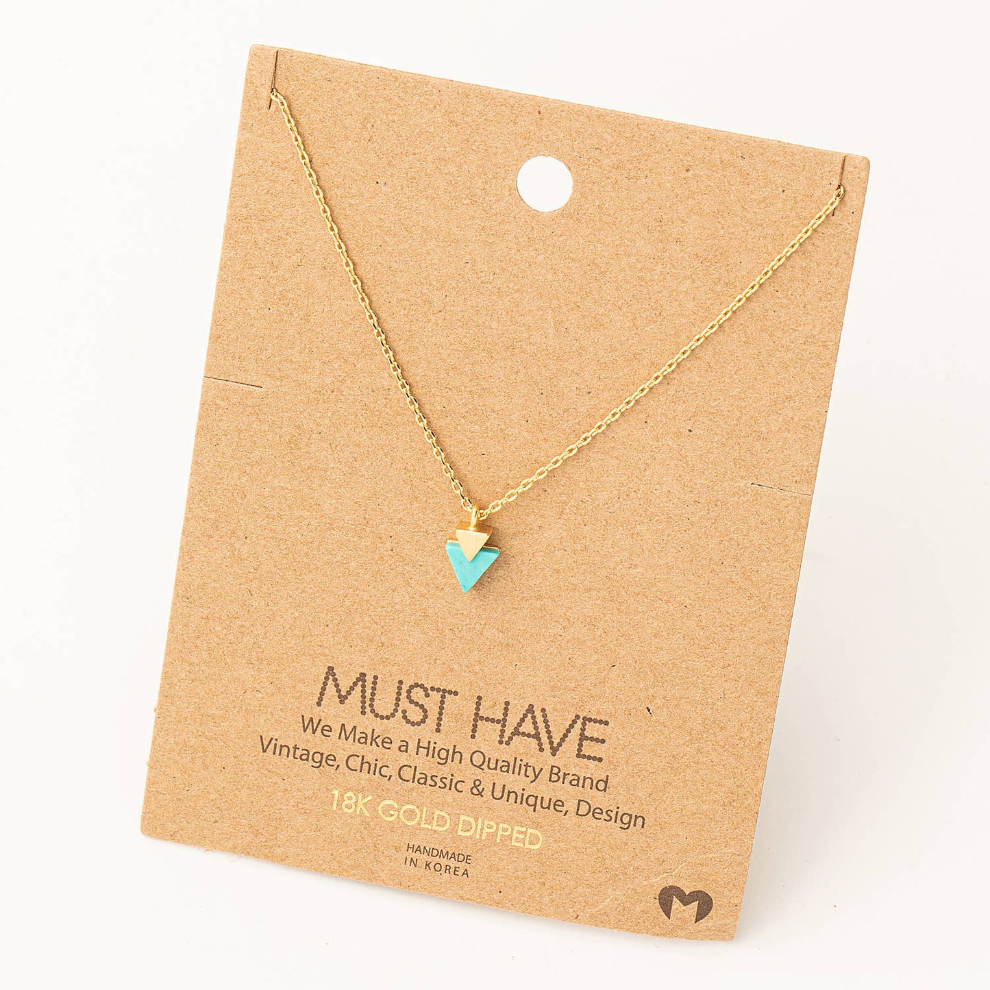 Triangle Stone Necklace
