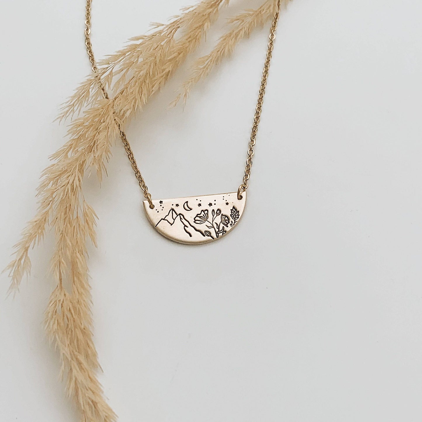 Wildflower Mountain Sky Necklace