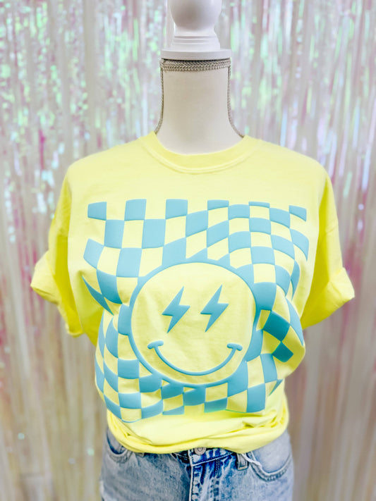 Retro Checkered Tee