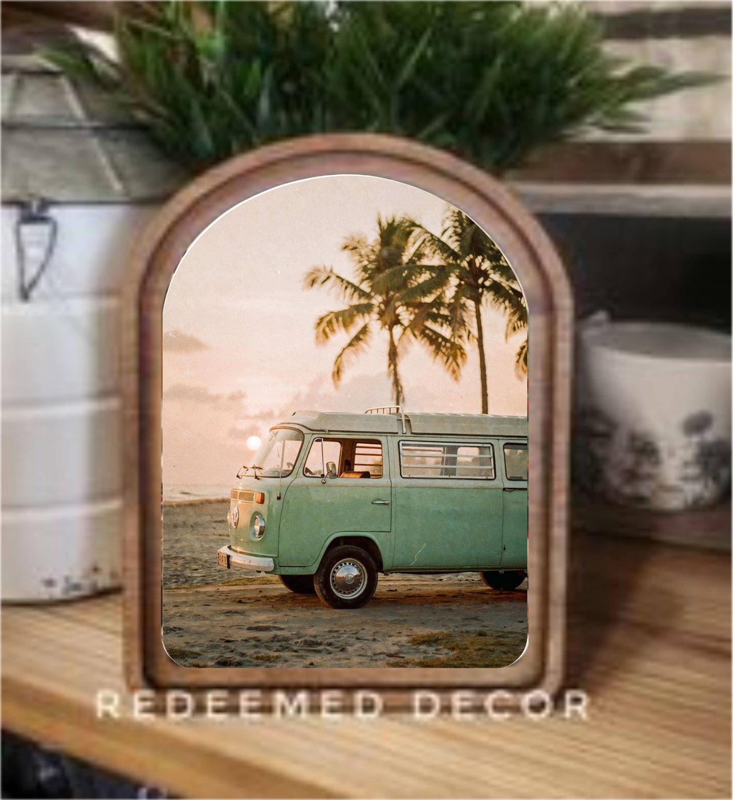 Beach VW Bus