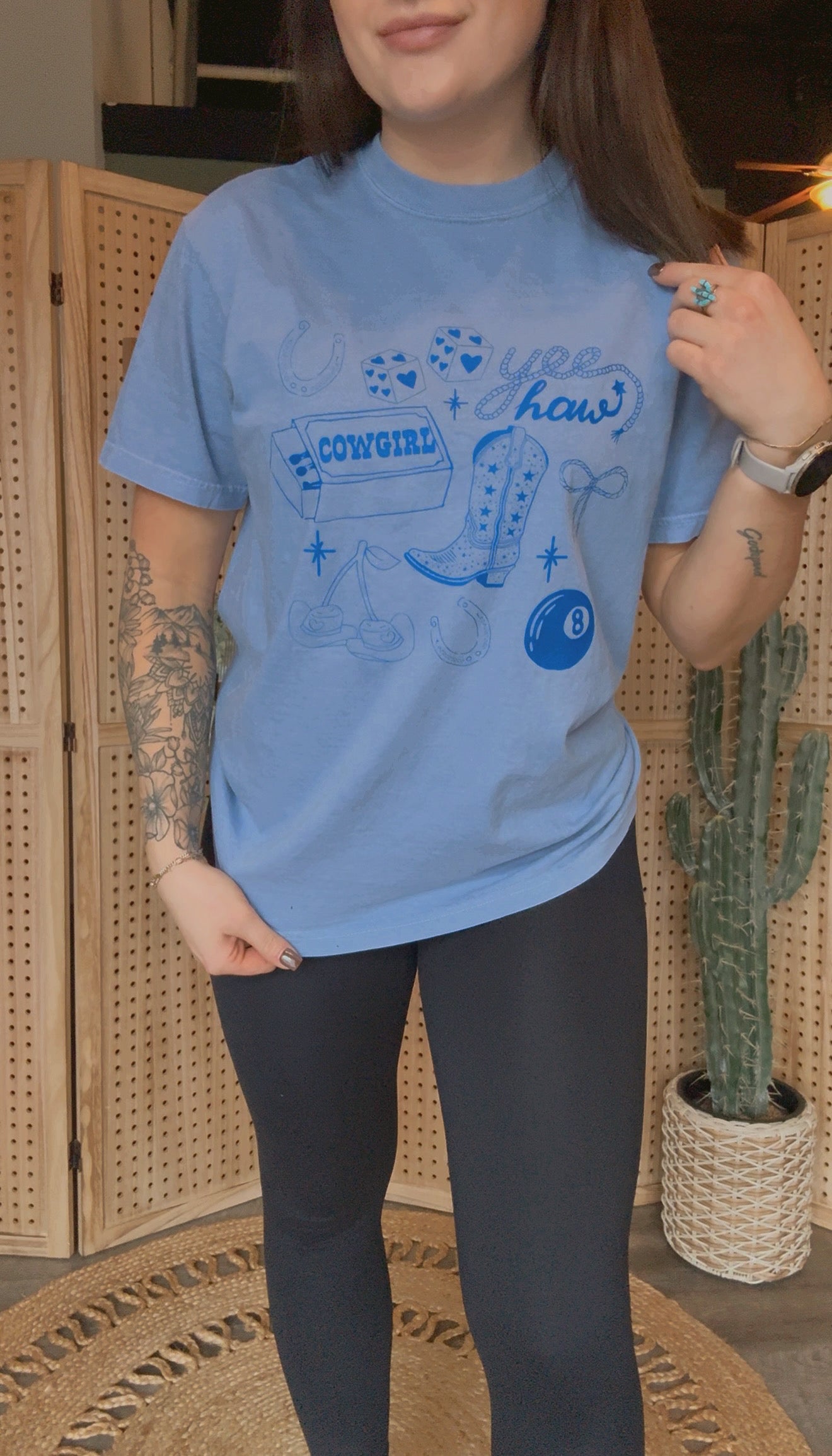 Cowgirl Blues Tee