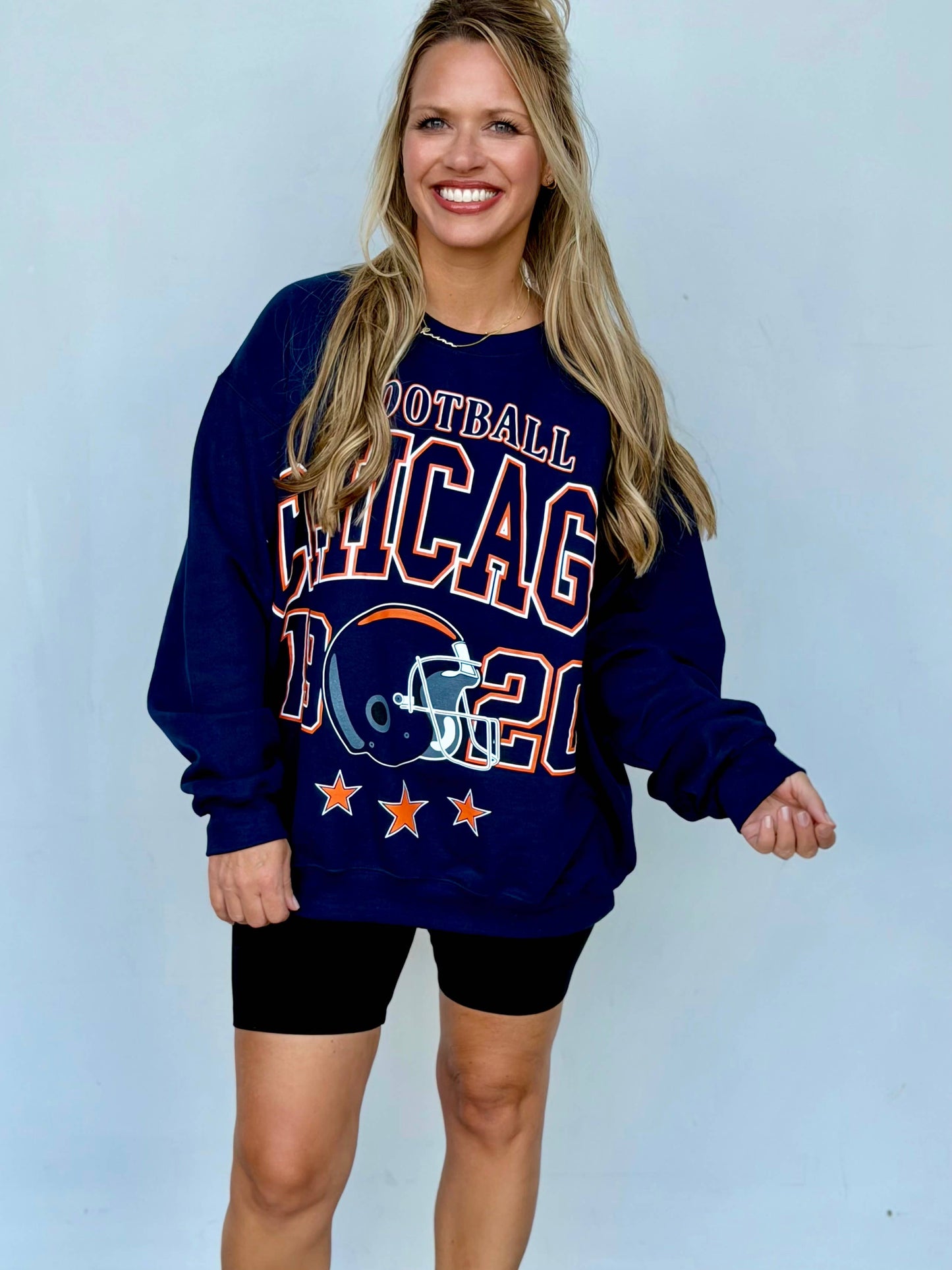 Chicago Oversized Print Sweatshirt